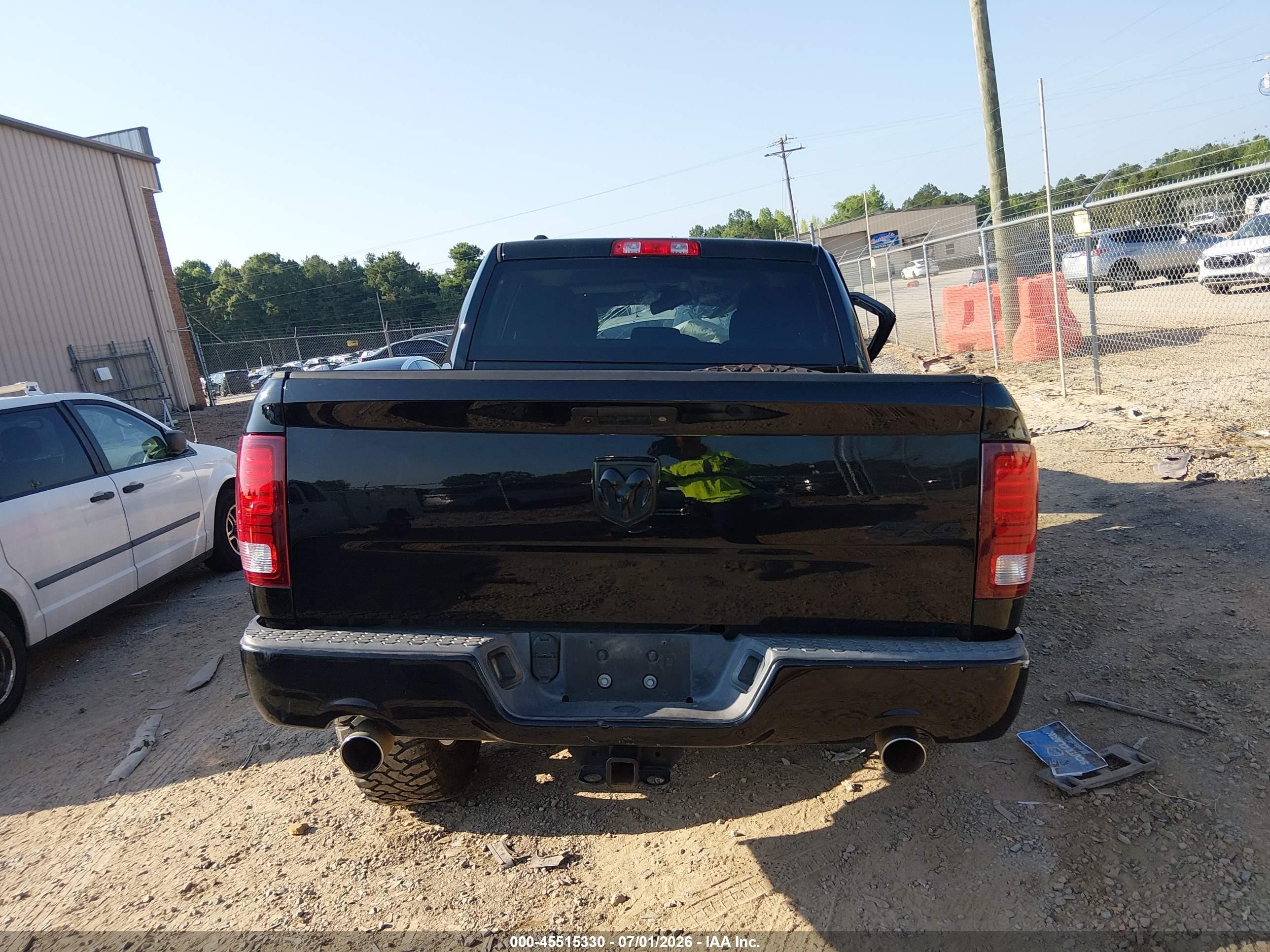 2014 Ram 1500 Express Black vin: 1C6RR7KT2ES348978