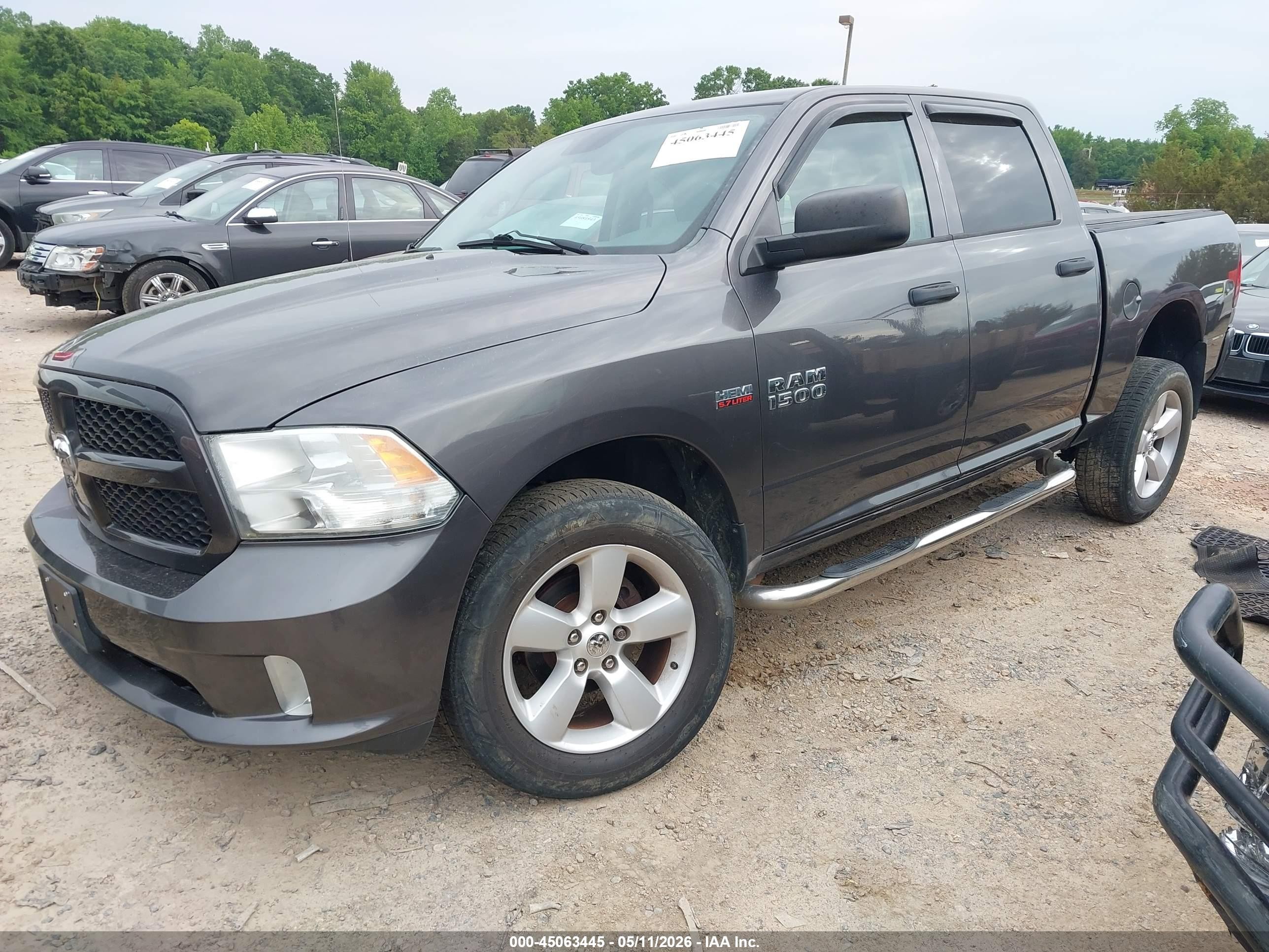 2015 Ram 1500 Express Gray vin: 1C6RR7KT2FS585195