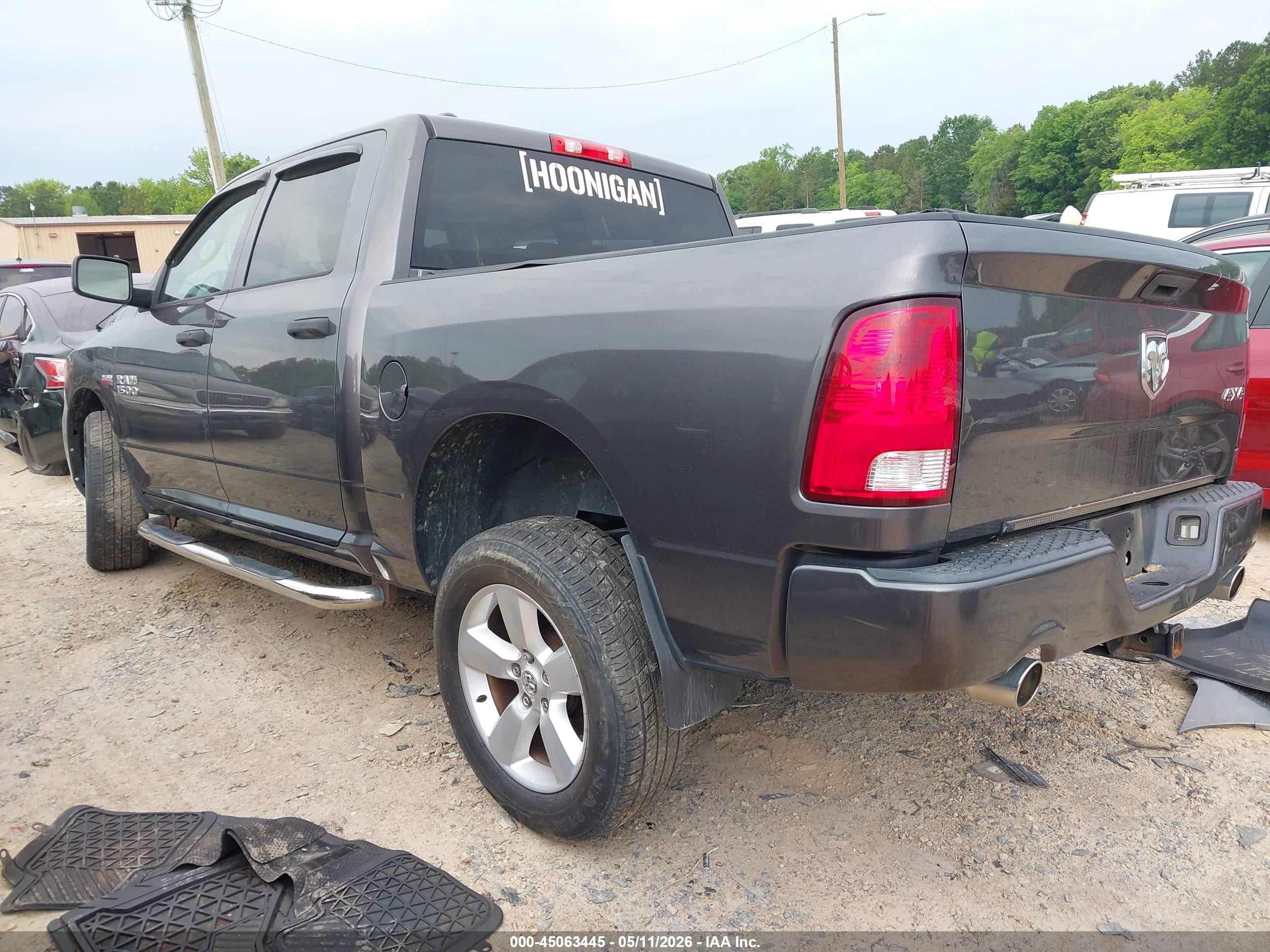 2015 Ram 1500 Express Gray vin: 1C6RR7KT2FS585195