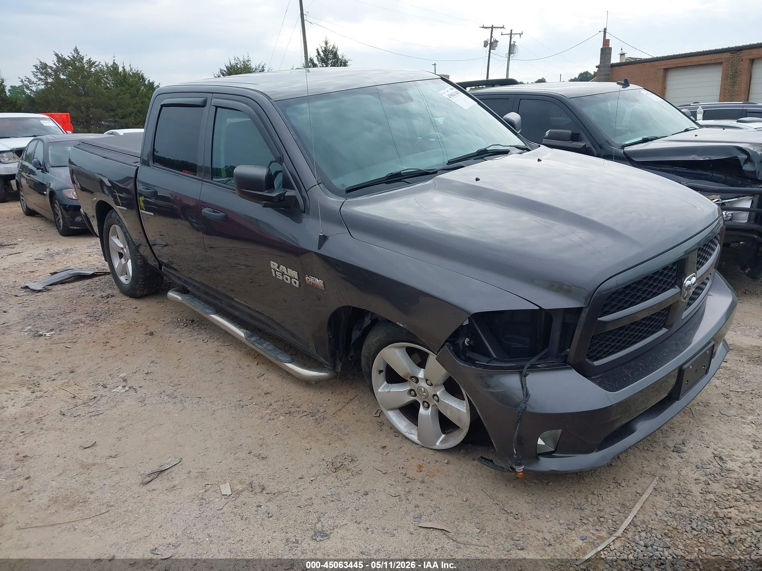2015 Ram 1500 Express Gray vin: 1C6RR7KT2FS585195