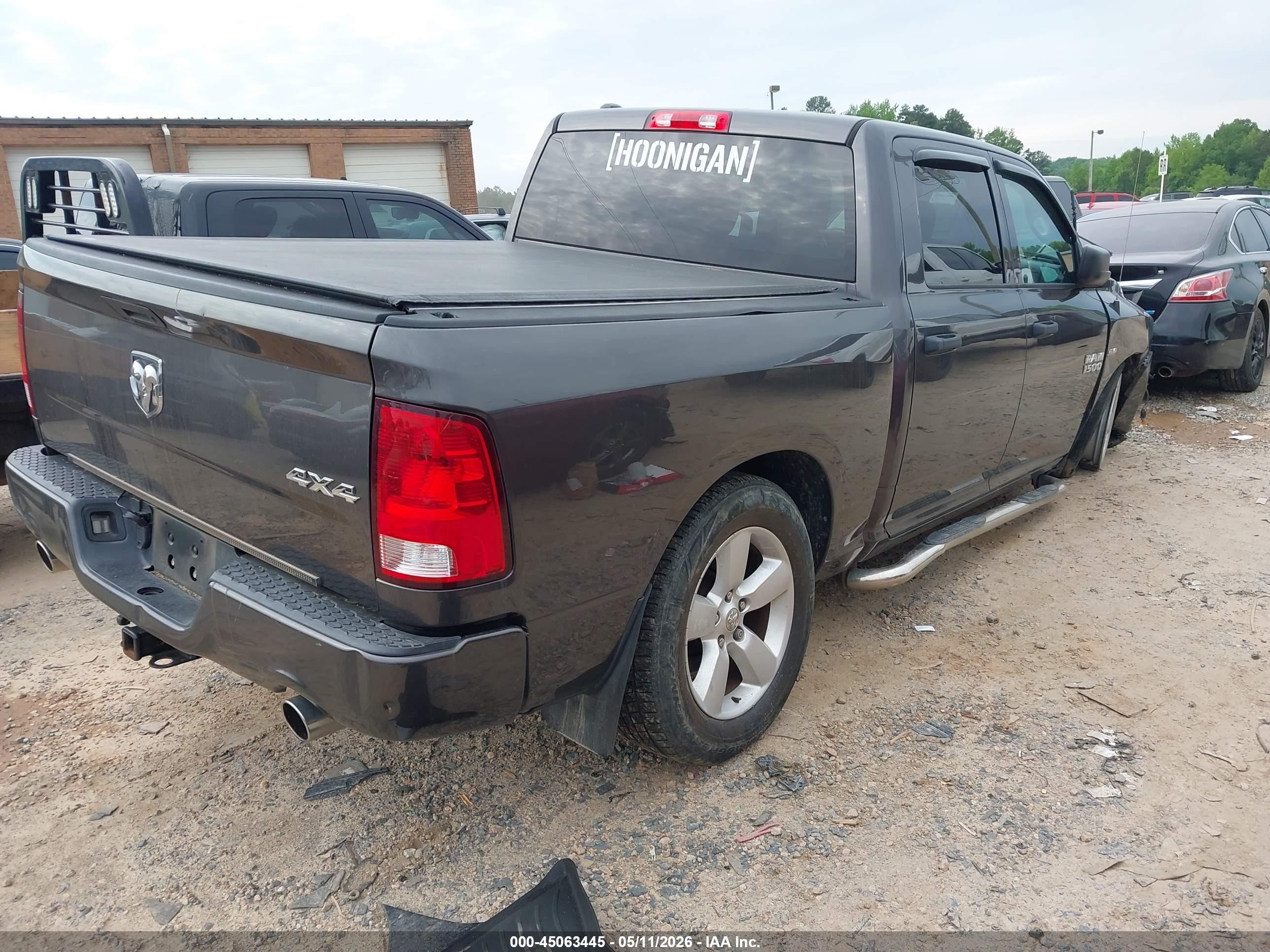 2015 Ram 1500 Express Gray vin: 1C6RR7KT2FS585195