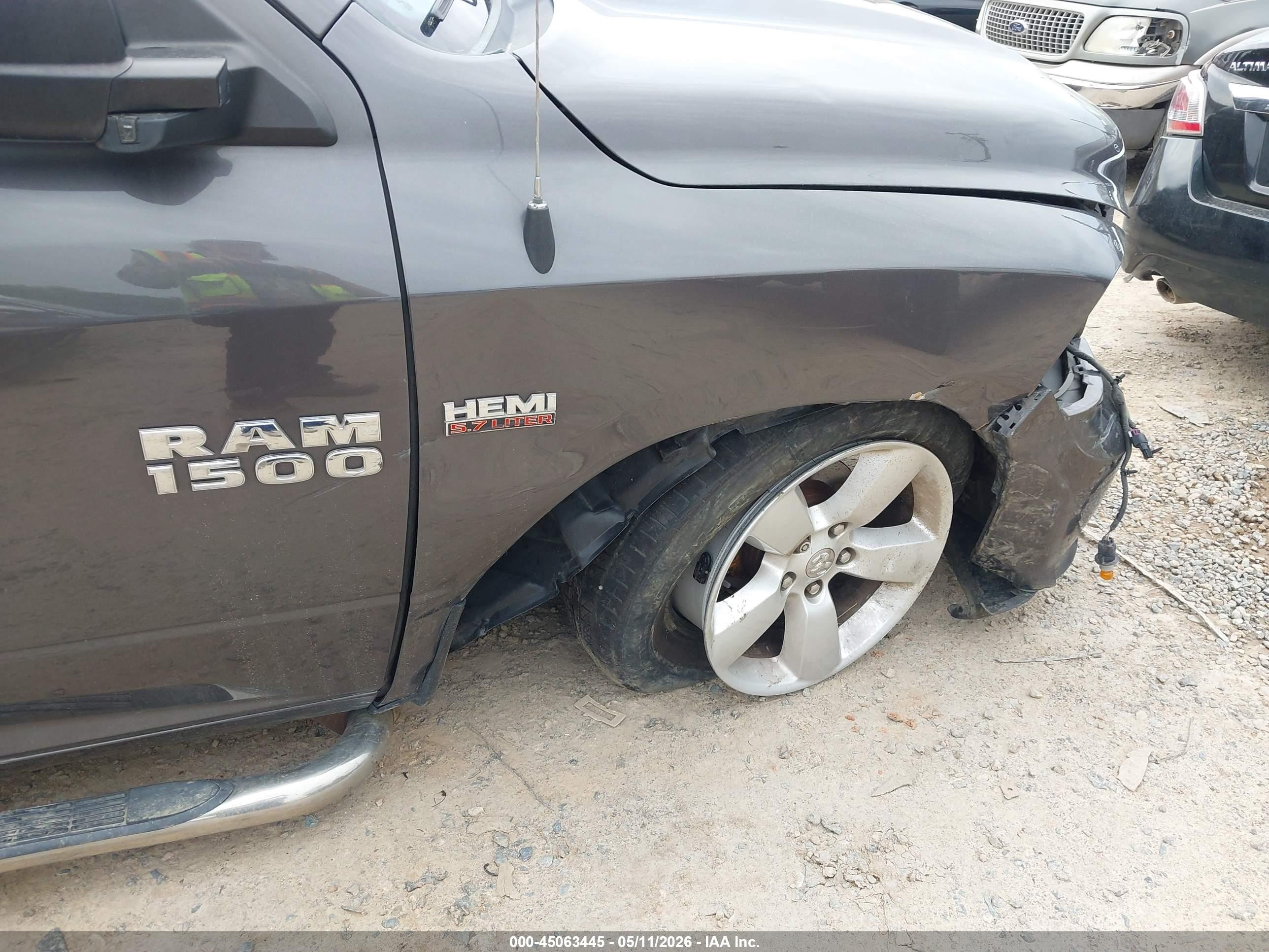 2015 Ram 1500 Express Gray vin: 1C6RR7KT2FS585195