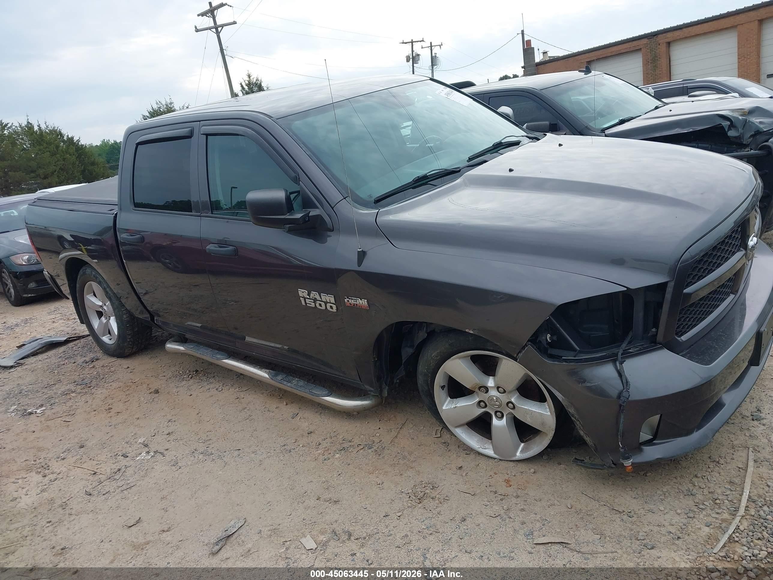 2015 Ram 1500 Express Gray vin: 1C6RR7KT2FS585195