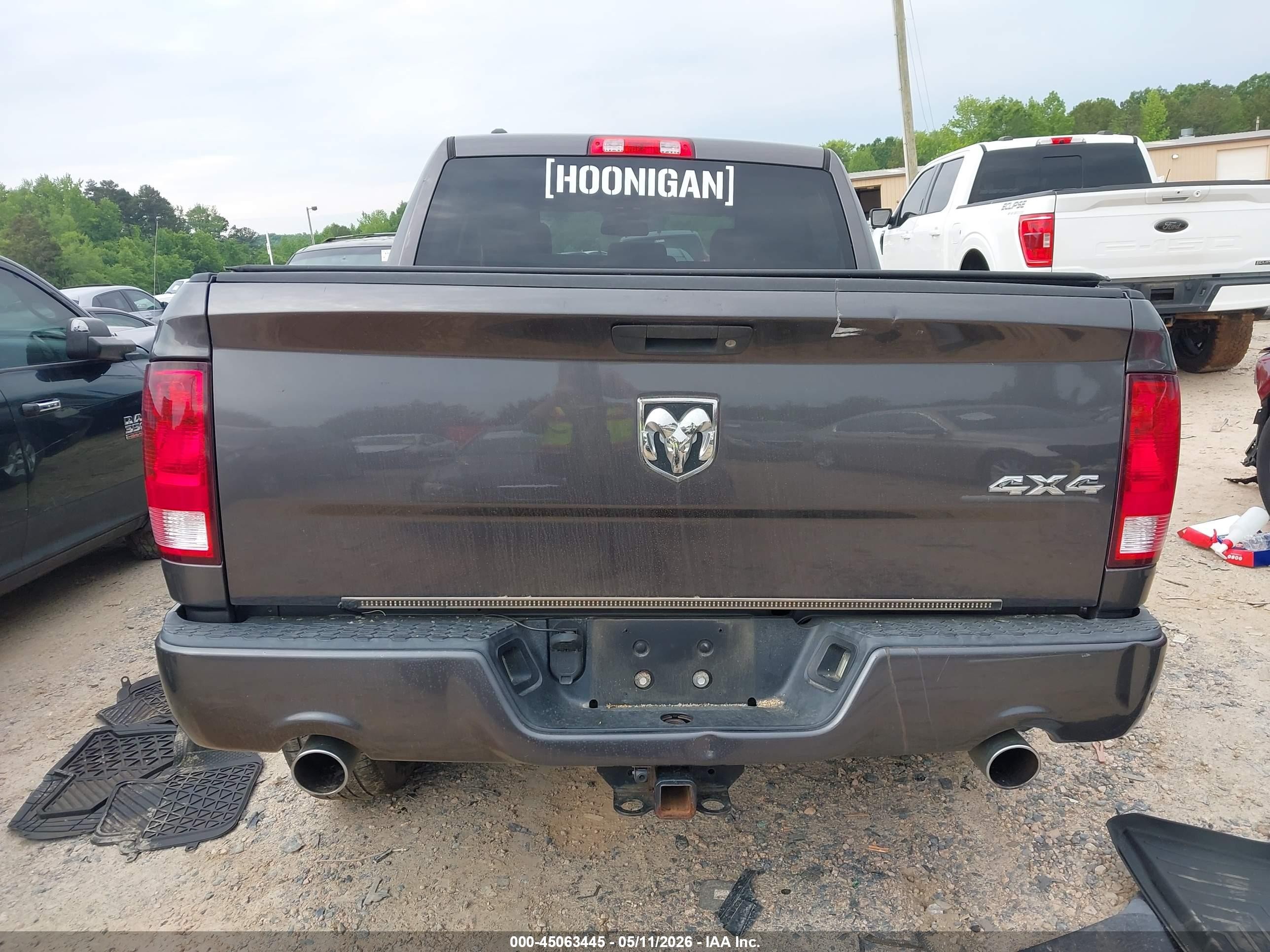 2015 Ram 1500 Express Gray vin: 1C6RR7KT2FS585195