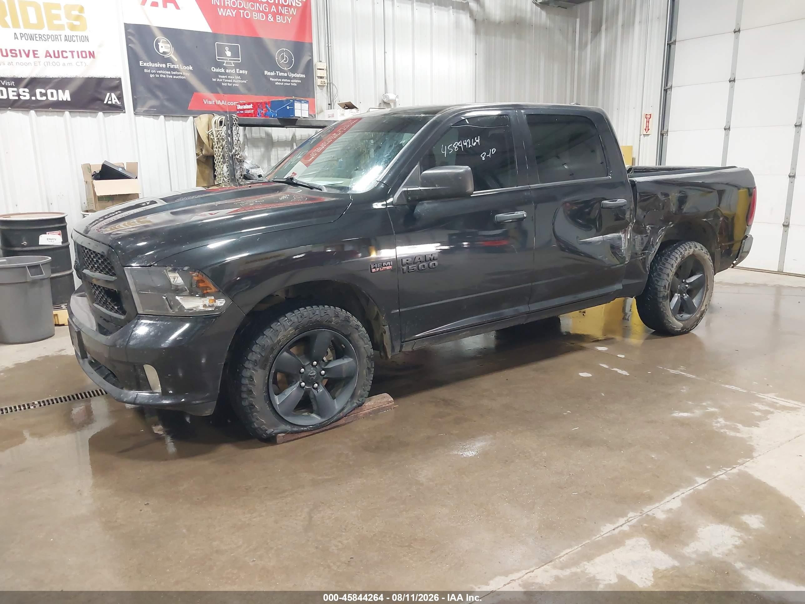 2015 Ram 1500 Express Black vin: 1C6RR7KT2FS694255
