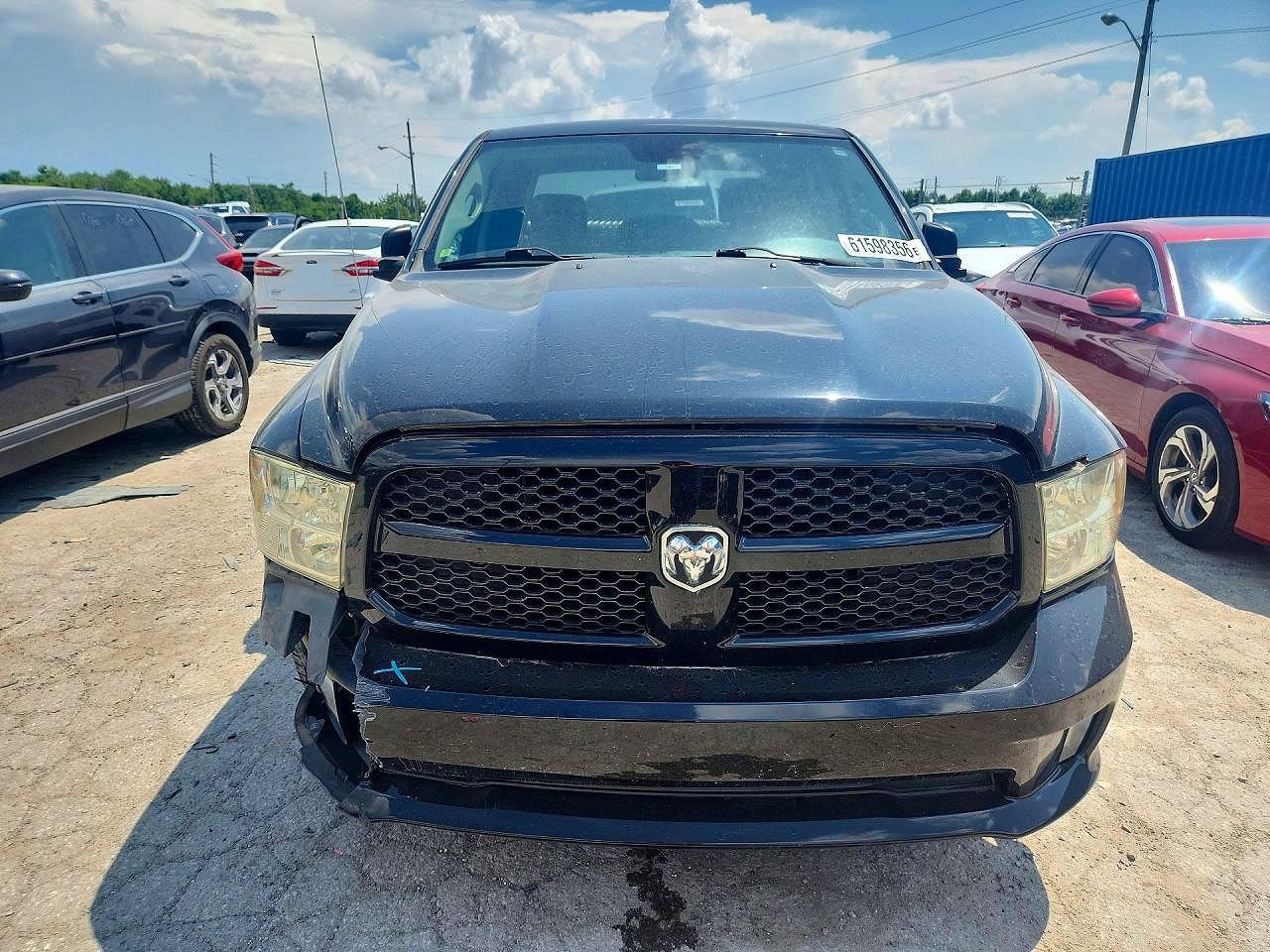 2013 Ram 1500 St Черный vin: 1C6RR7KT3DS606245