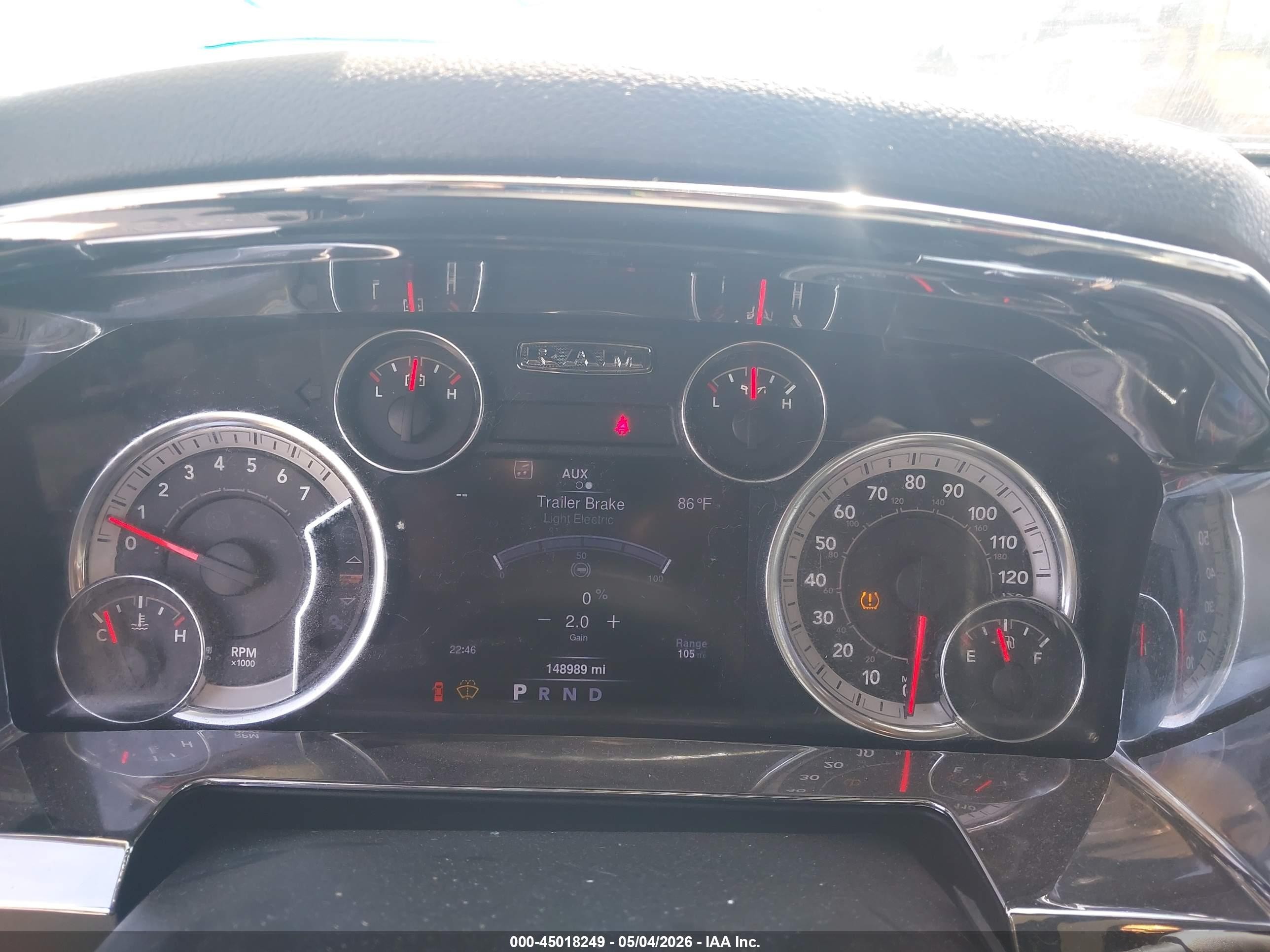 2013 Ram 1500 Express Синий vin: 1C6RR7KT3DS648463
