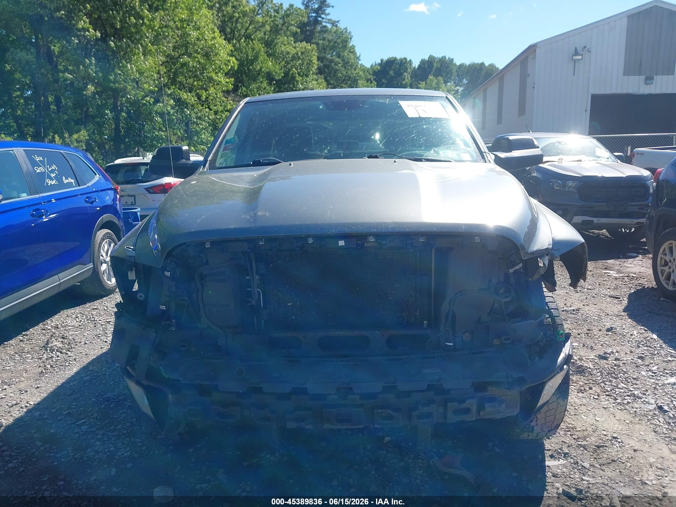 2013 Ram 1500 Express Gray vin: 1C6RR7KT3DS671242