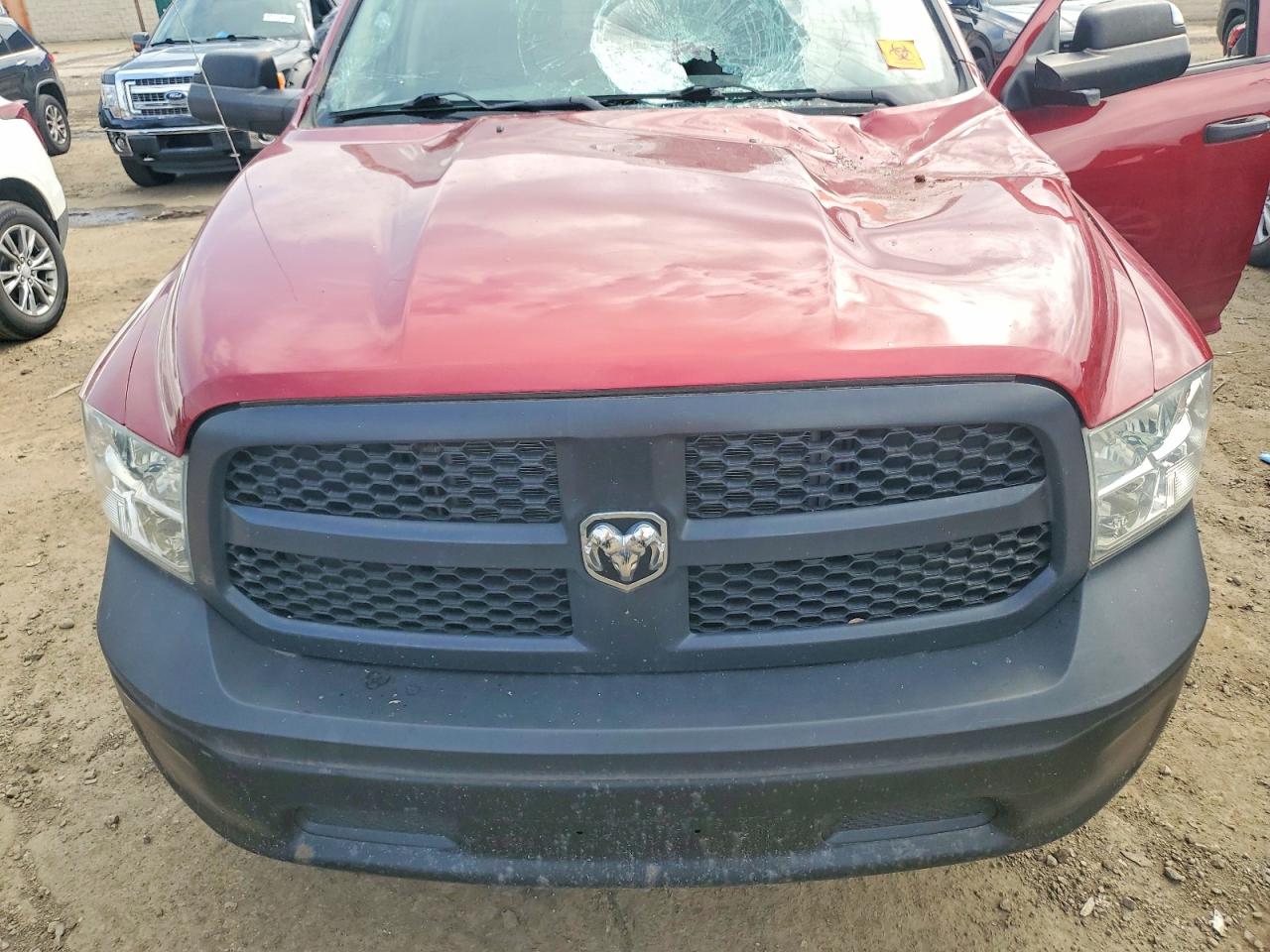 2014 Ram 1500 St Maroon vin: 1C6RR7KT3ES157473