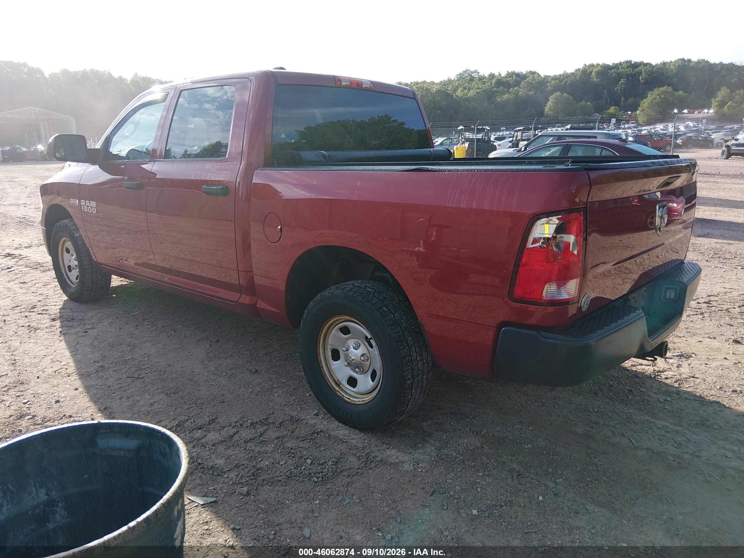 2014 Ram 1500 Tradesman Red vin: 1C6RR7KT3ES159045