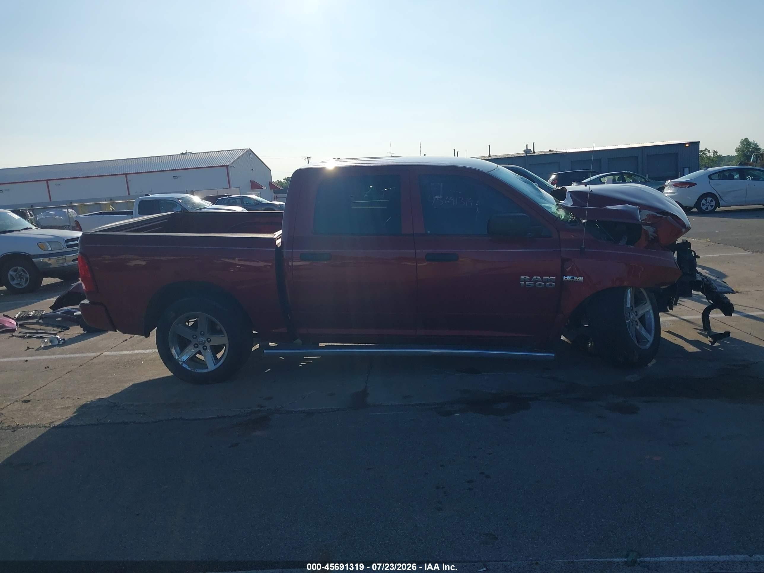 2014 Ram 1500 Express Red vin: 1C6RR7KT3ES174175