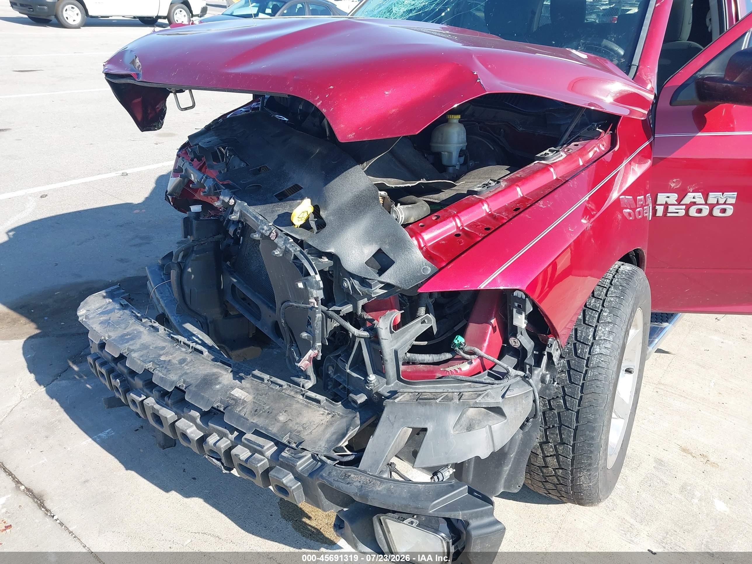 2014 Ram 1500 Express Red vin: 1C6RR7KT3ES174175