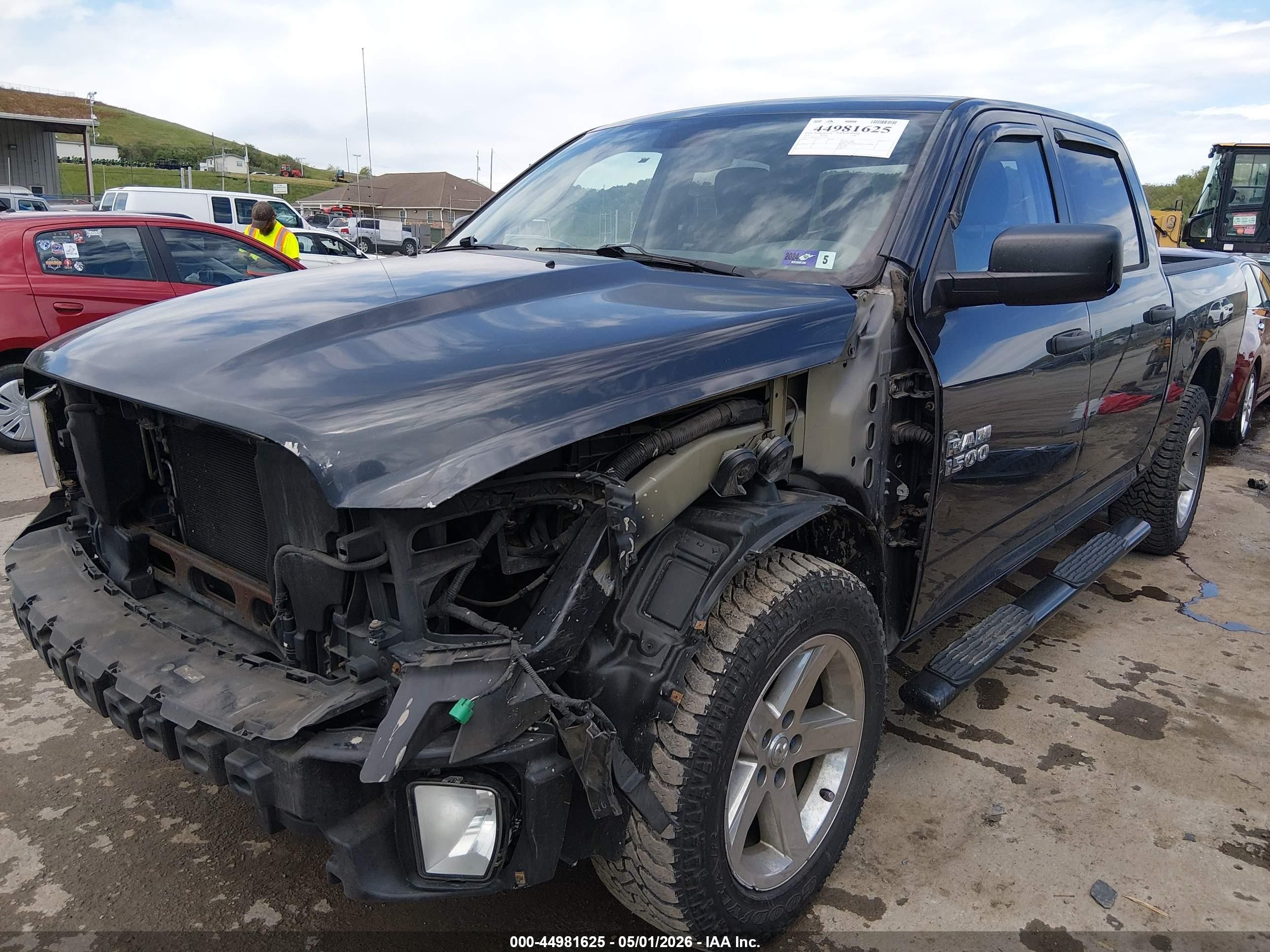 2014 Ram 1500 Express Dark Blue vin: 1C6RR7KT3ES195351