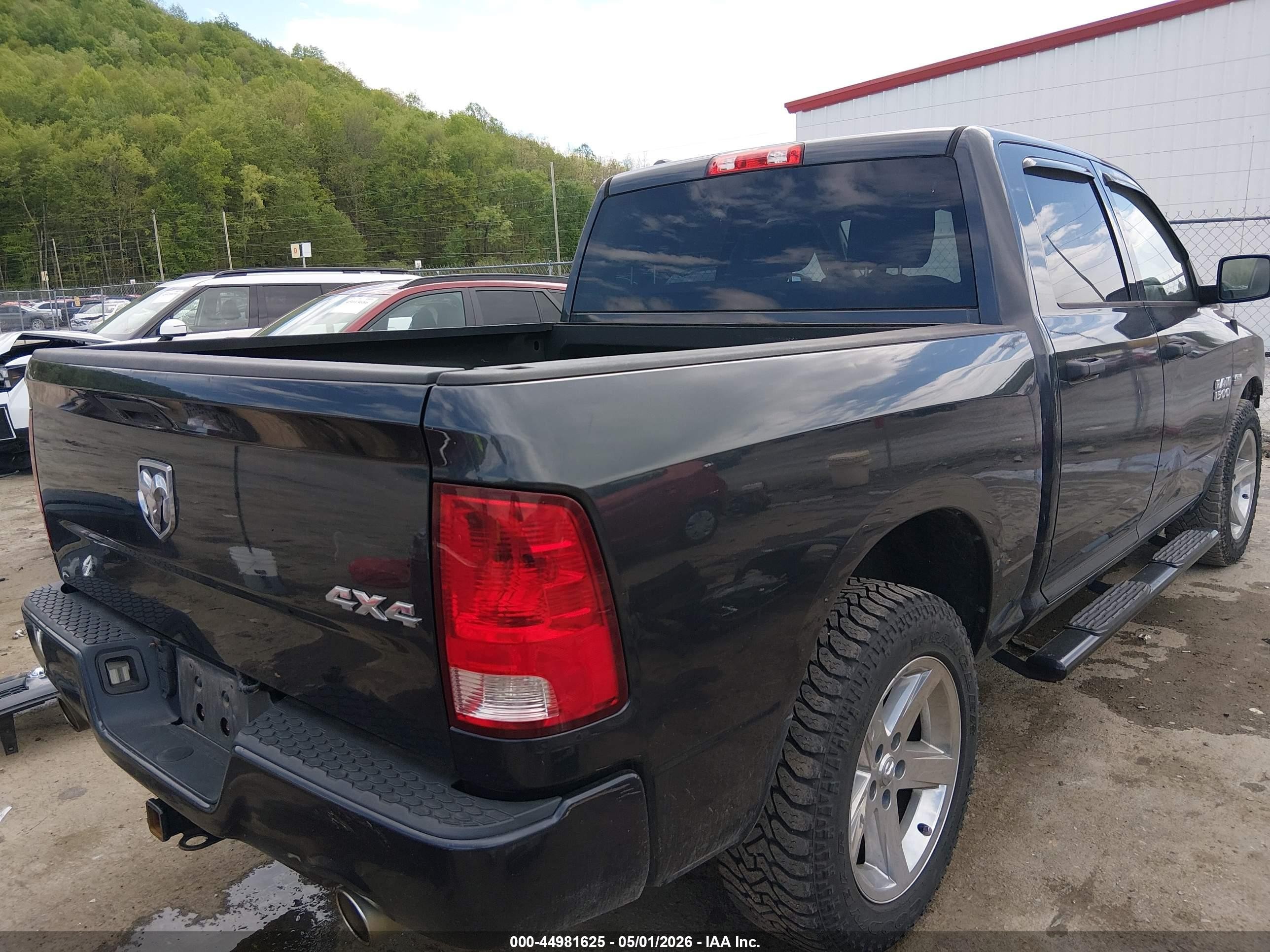 2014 Ram 1500 Express Dark Blue vin: 1C6RR7KT3ES195351