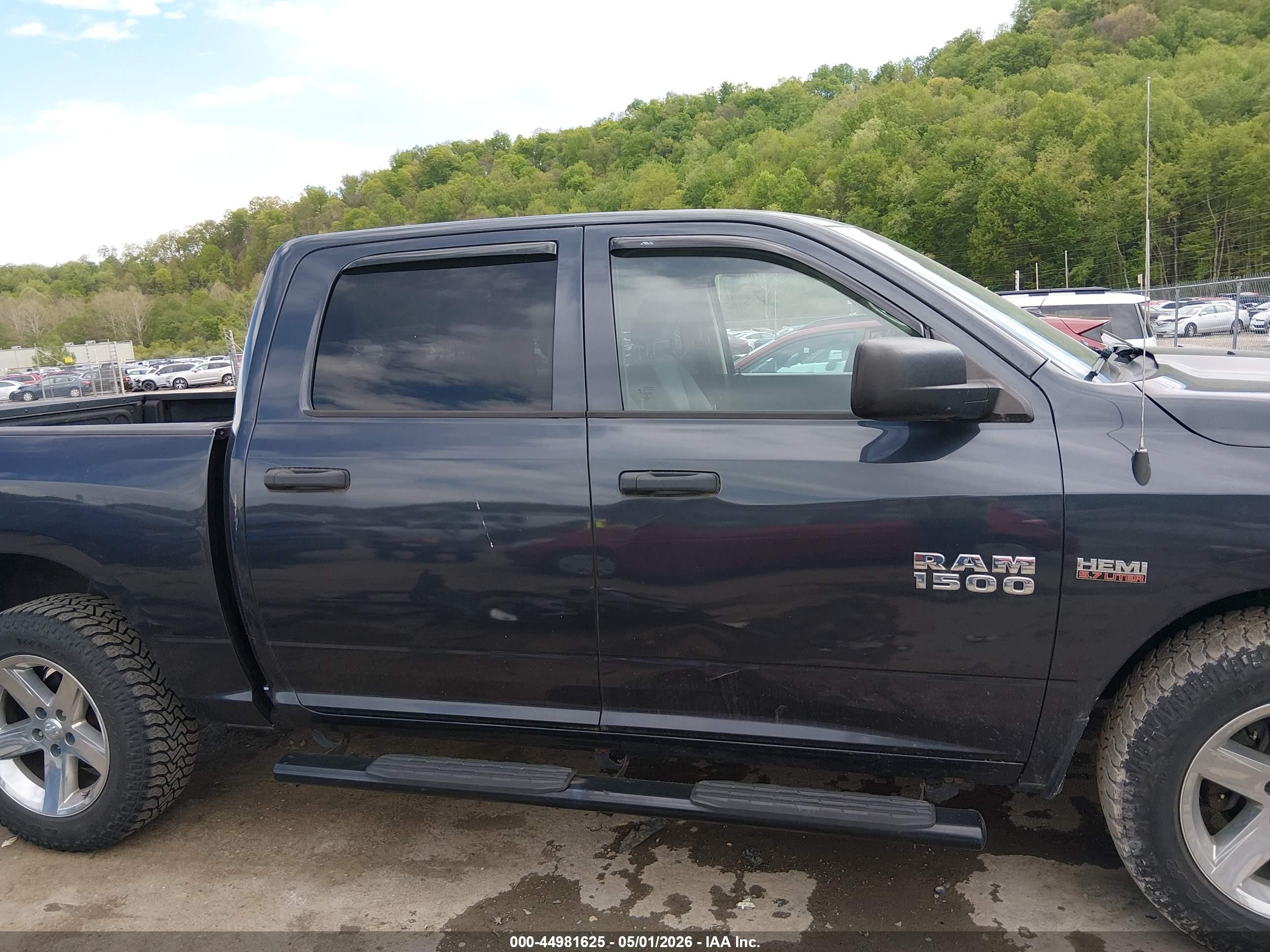 2014 Ram 1500 Express Dark Blue vin: 1C6RR7KT3ES195351