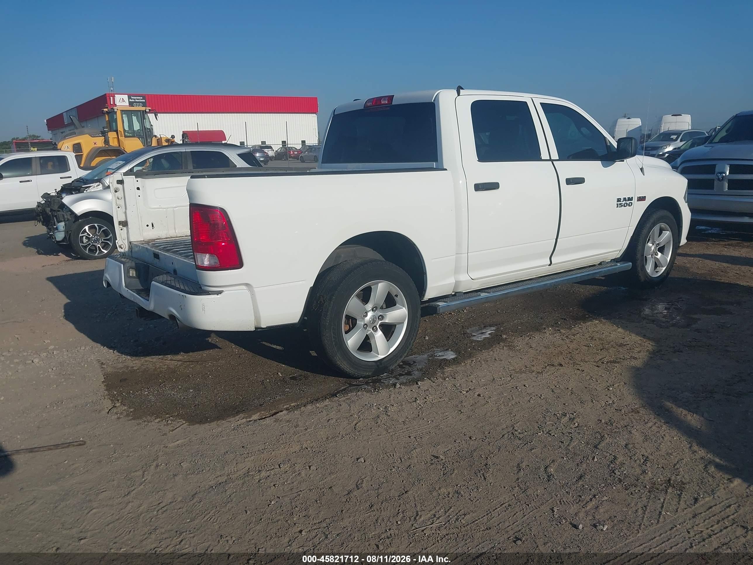 2015 Ram 1500 Express White vin: 1C6RR7KT3FS689596