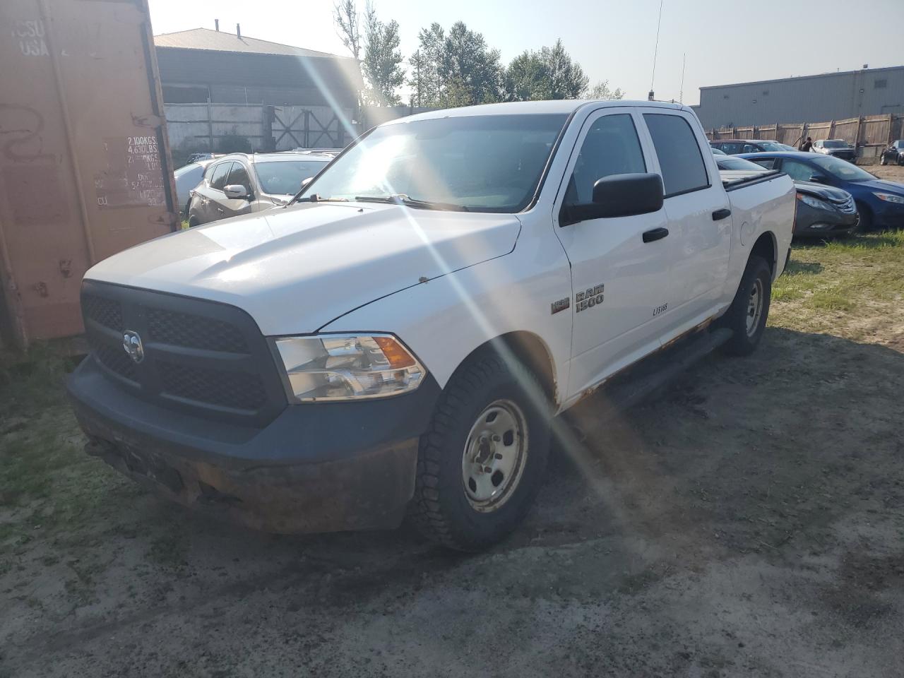 2015 Ram 1500 St White vin: 1C6RR7KT3FS726534 Damage: Left Rocker Panel, Rust, > 12 Inches