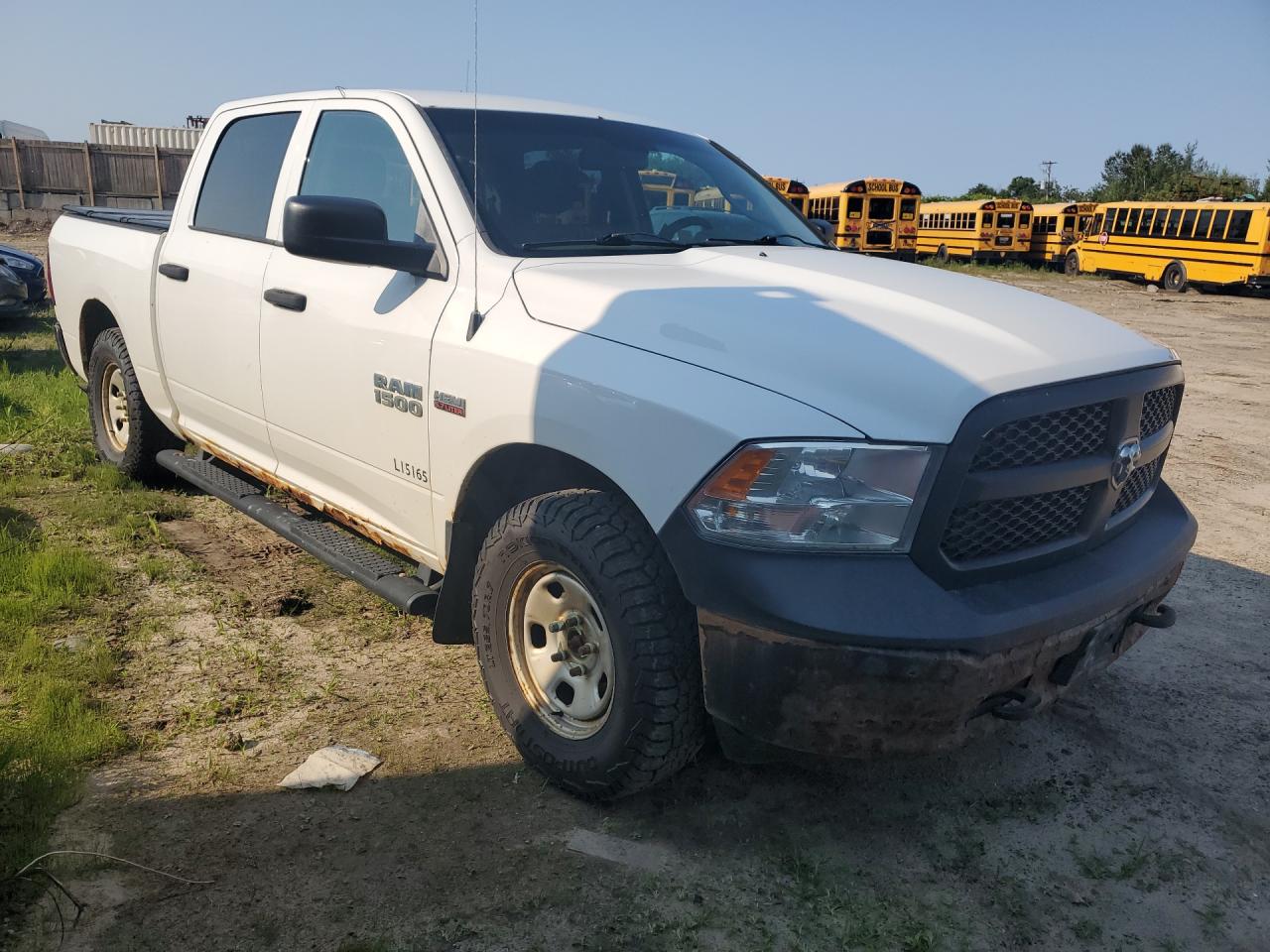 2015 Ram 1500 St White vin: 1C6RR7KT3FS726534 Damage: Right Rocker Panel, Rust, Severe Damage