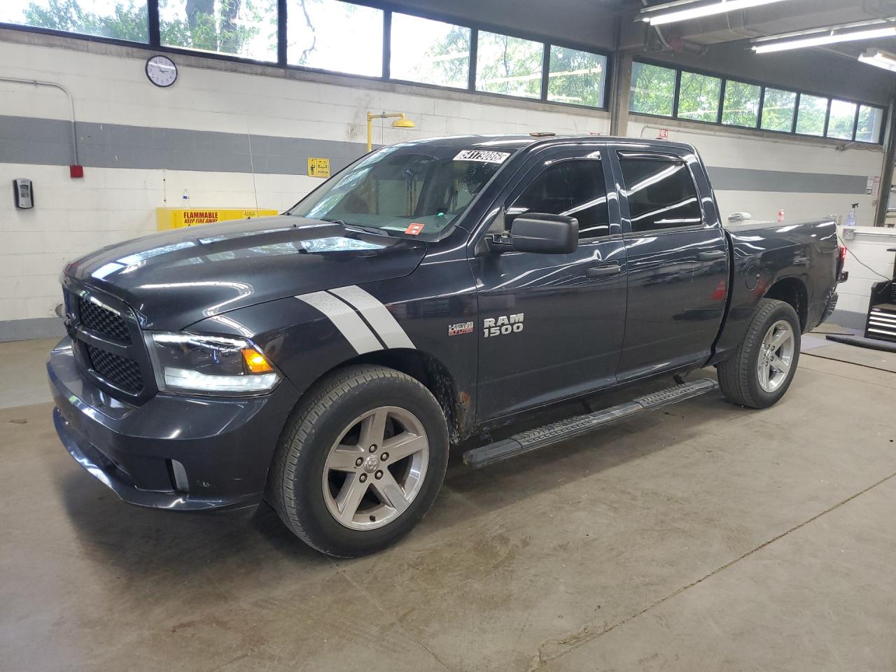 2013 Ram 1500 St Blue vin: 1C6RR7KT4DS683013 Damage: Left Front Fender, Corrosion, 5 To 6 Inches