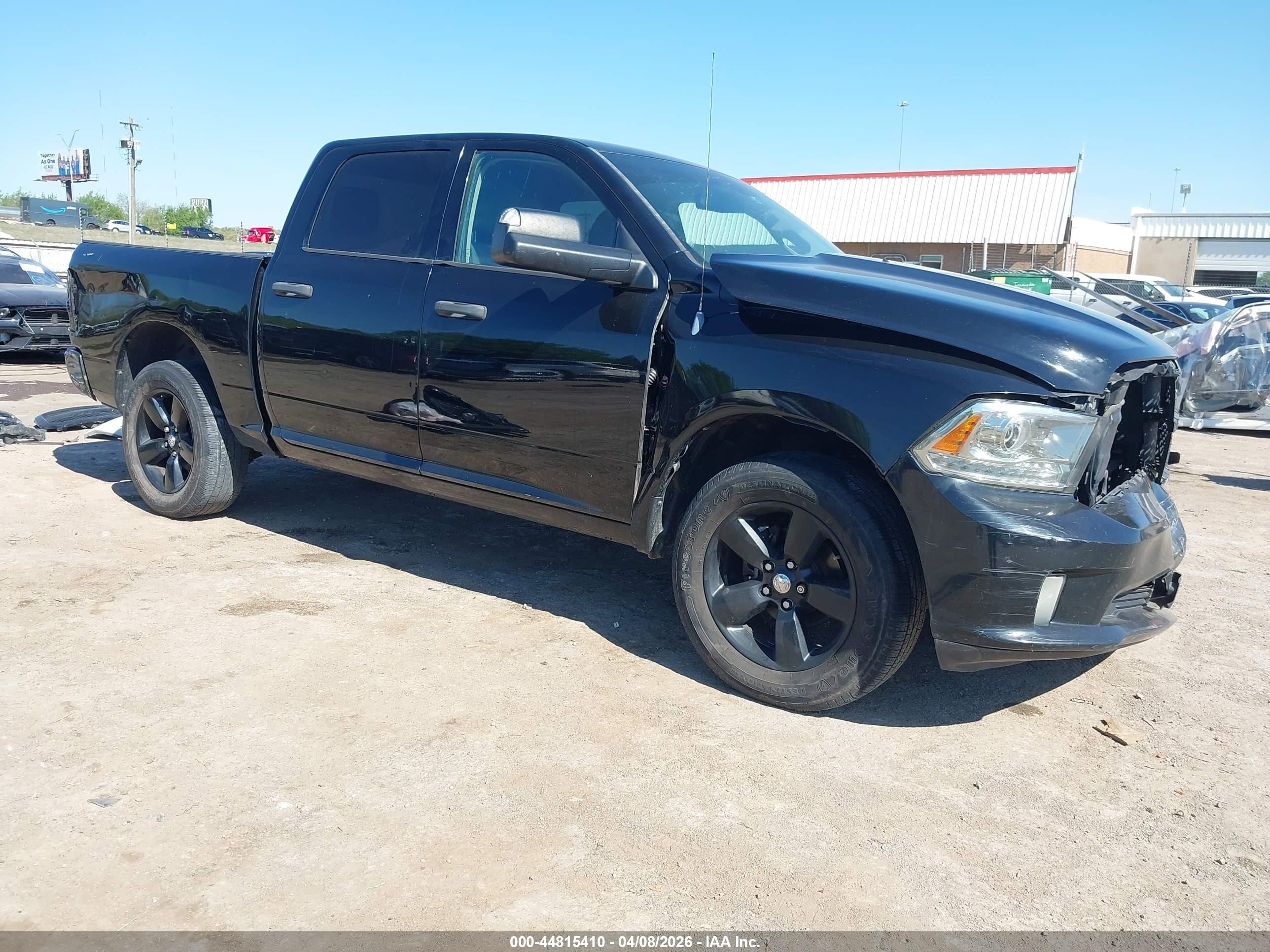 2013 Ram 1500 Express Black vin: 1C6RR7KT4DS720528