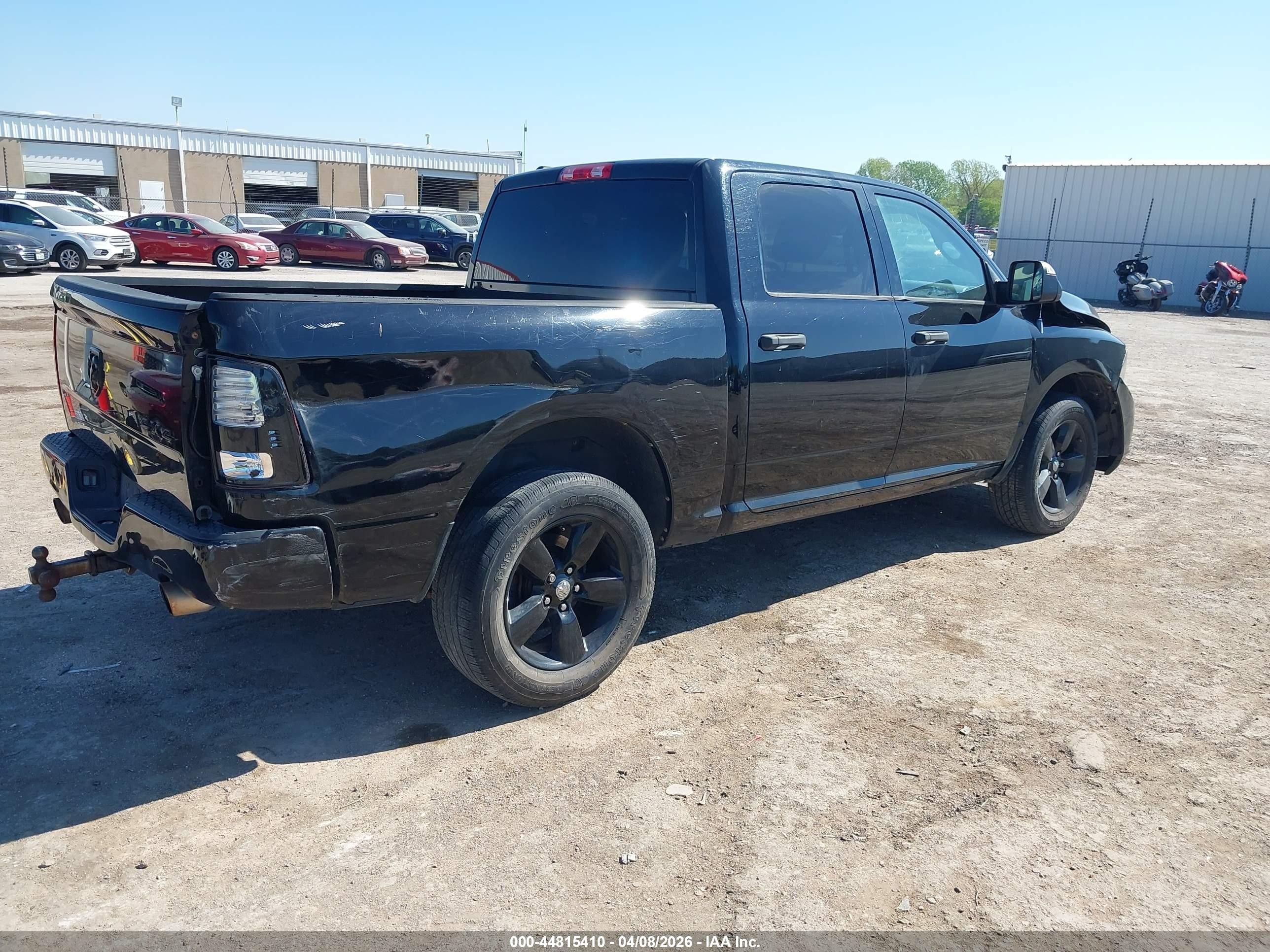 2013 Ram 1500 Express Black vin: 1C6RR7KT4DS720528