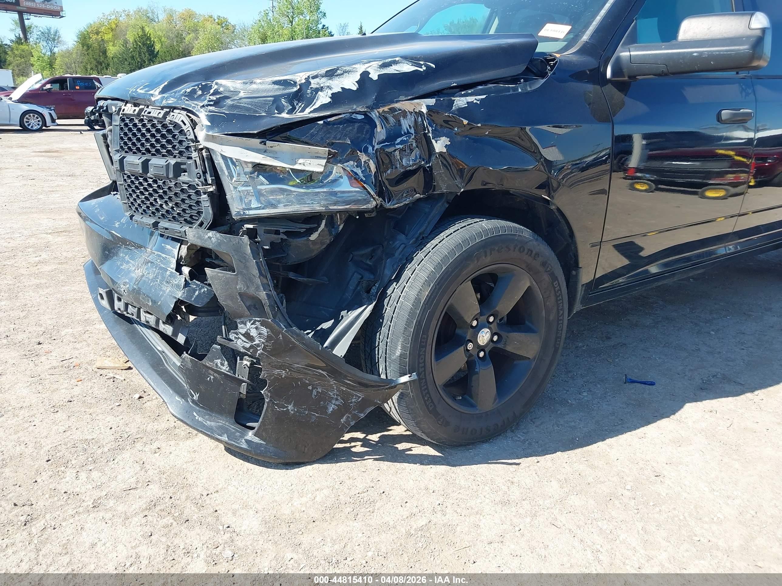 2013 Ram 1500 Express Black vin: 1C6RR7KT4DS720528