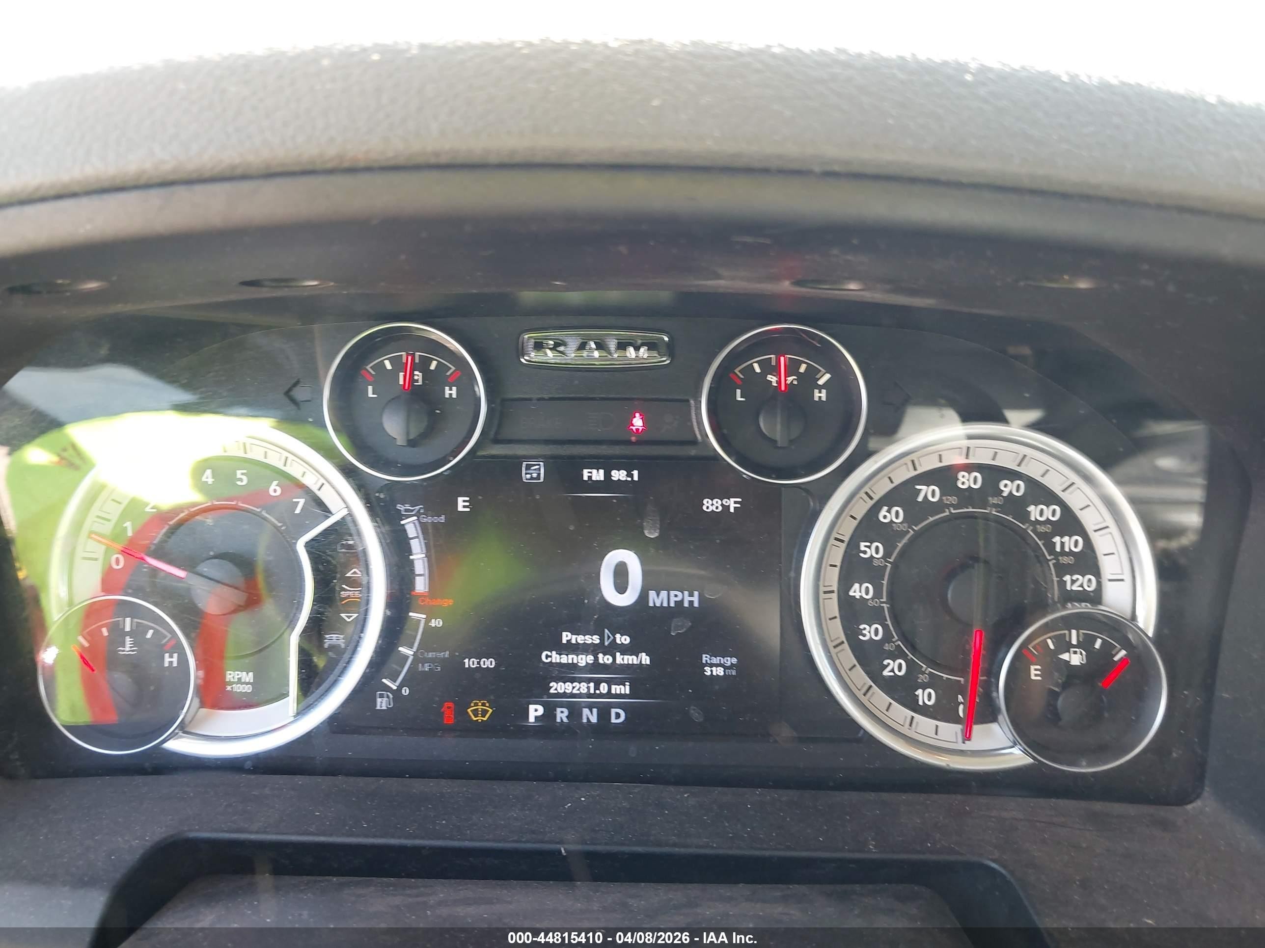 2013 Ram 1500 Express Black vin: 1C6RR7KT4DS720528