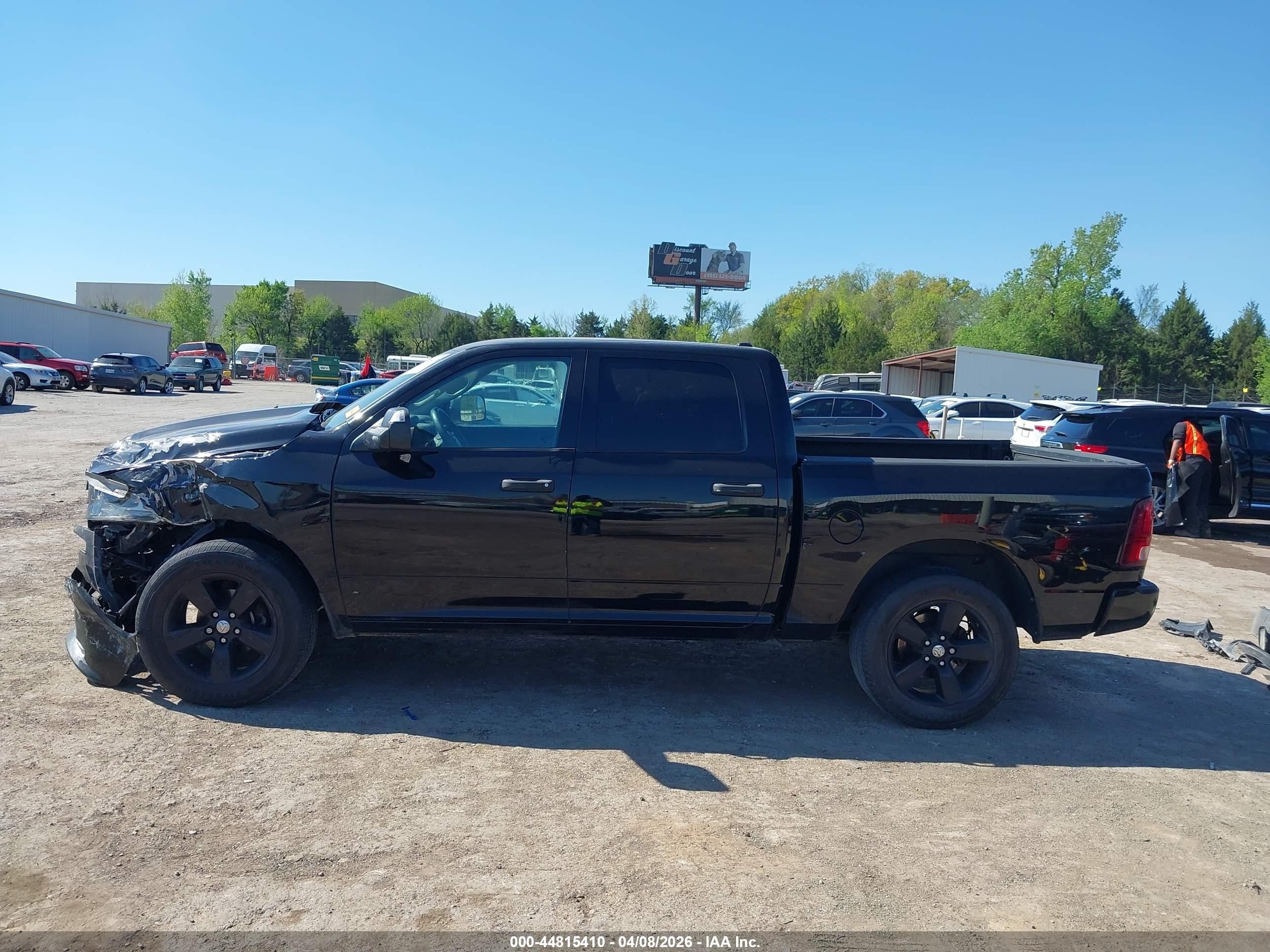 2013 Ram 1500 Express Black vin: 1C6RR7KT4DS720528