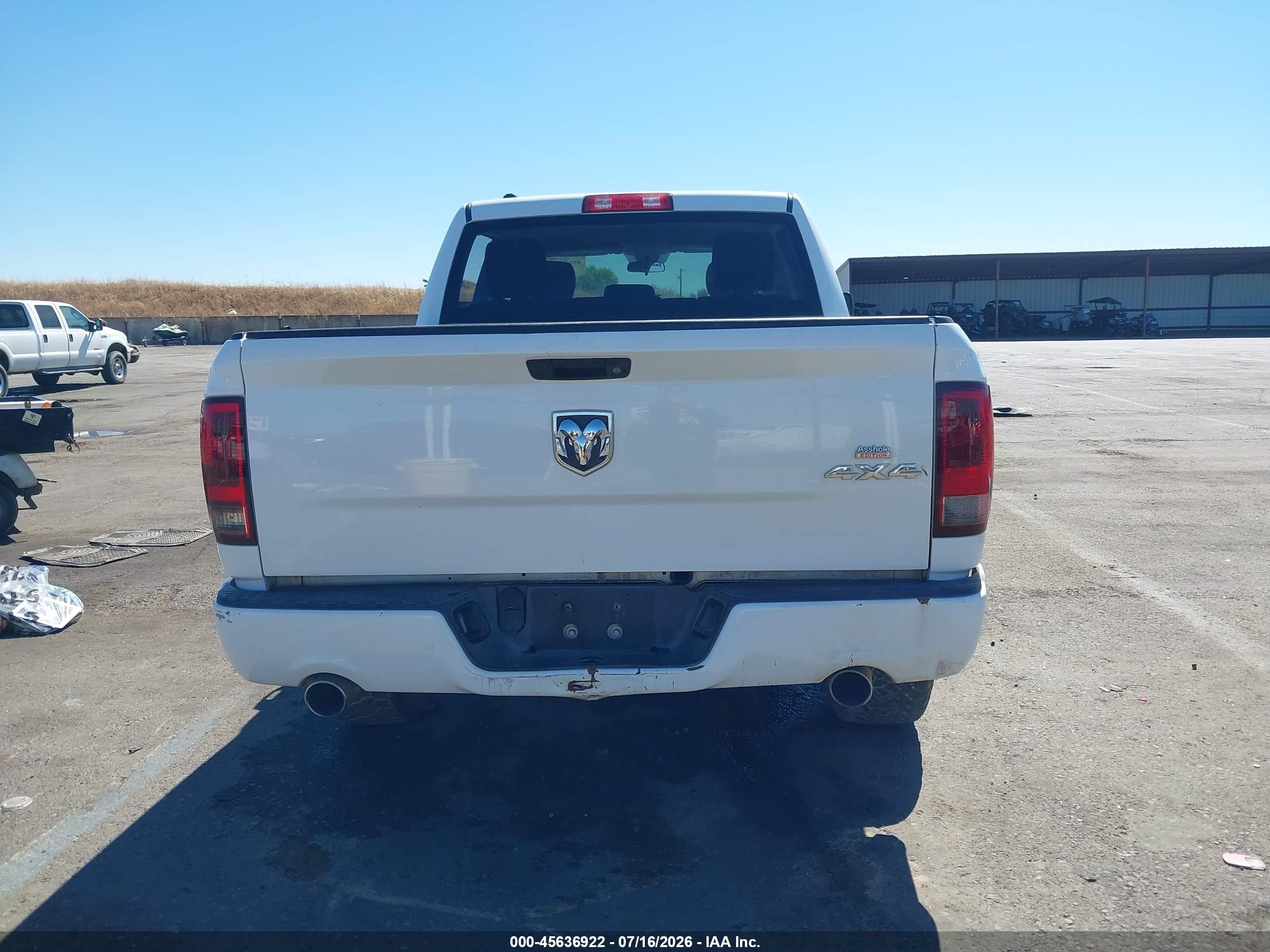 2014 Ram 1500 Express White vin: 1C6RR7KT4ES108234