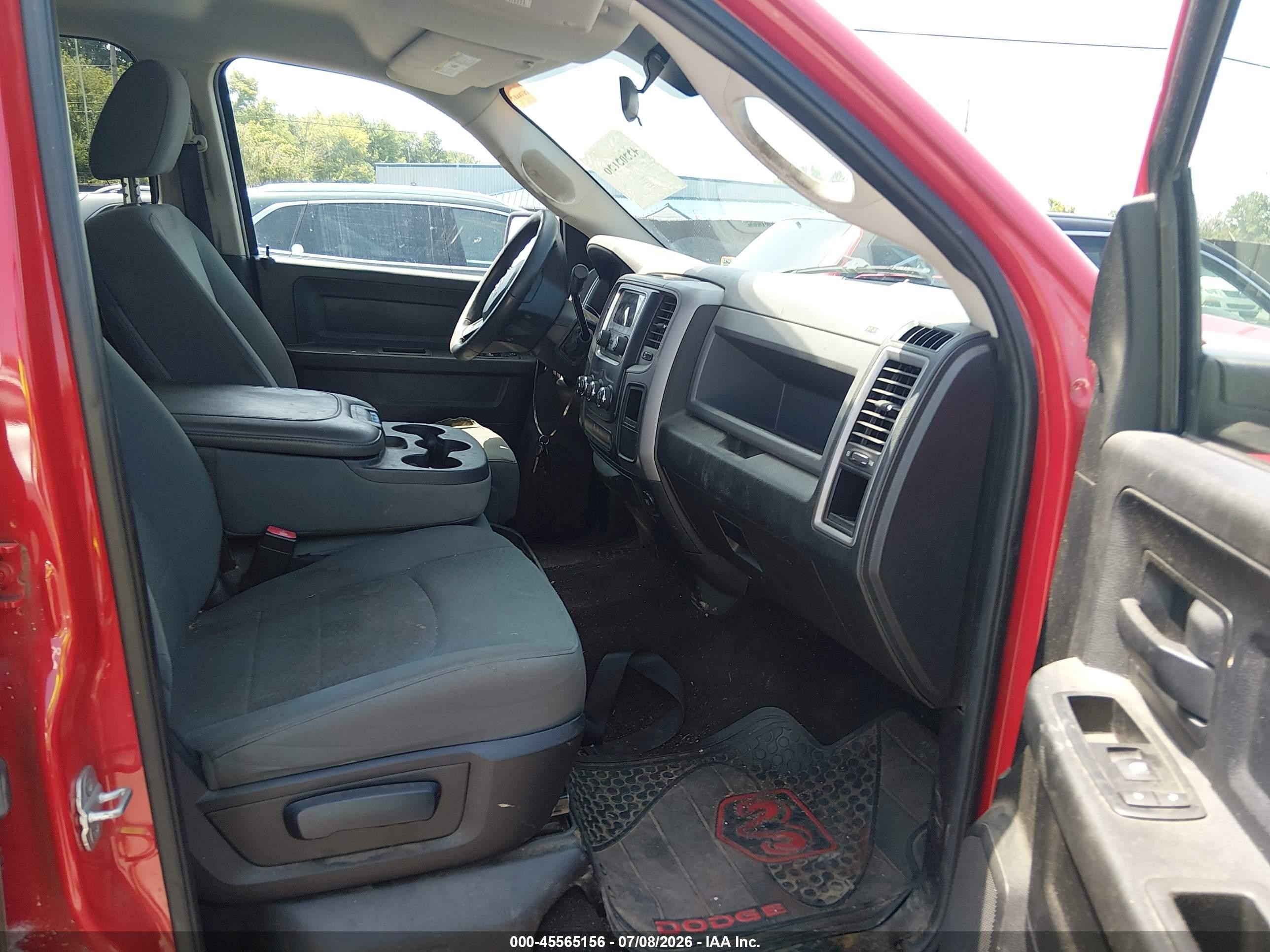 2014 Ram 1500 Express Red vin: 1C6RR7KT4ES142366
