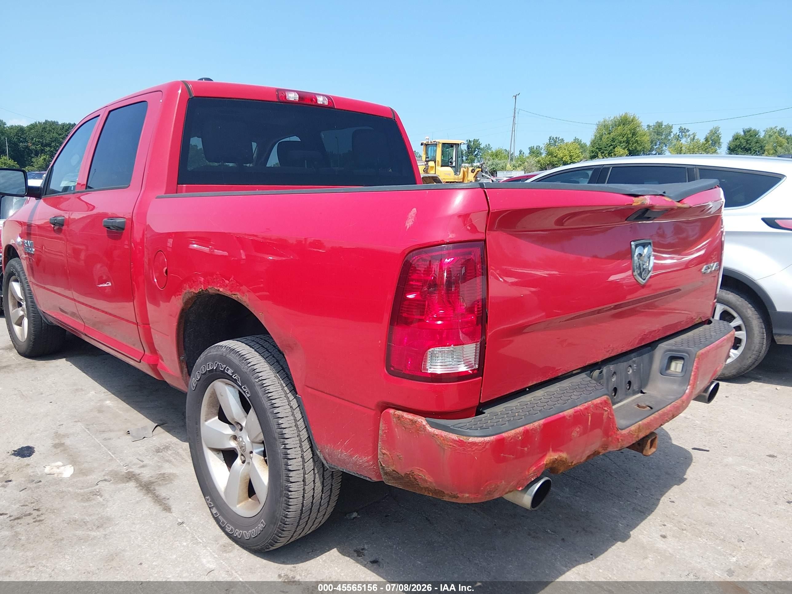 2014 Ram 1500 Express Red vin: 1C6RR7KT4ES142366