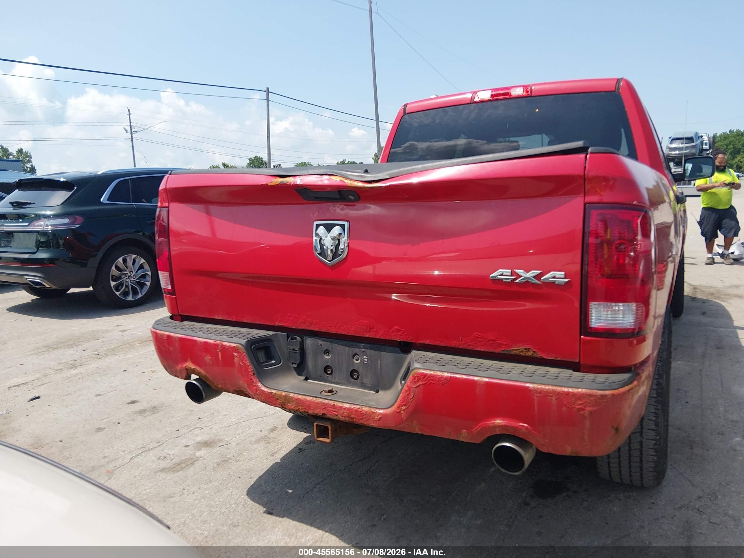 2014 Ram 1500 Express Red vin: 1C6RR7KT4ES142366