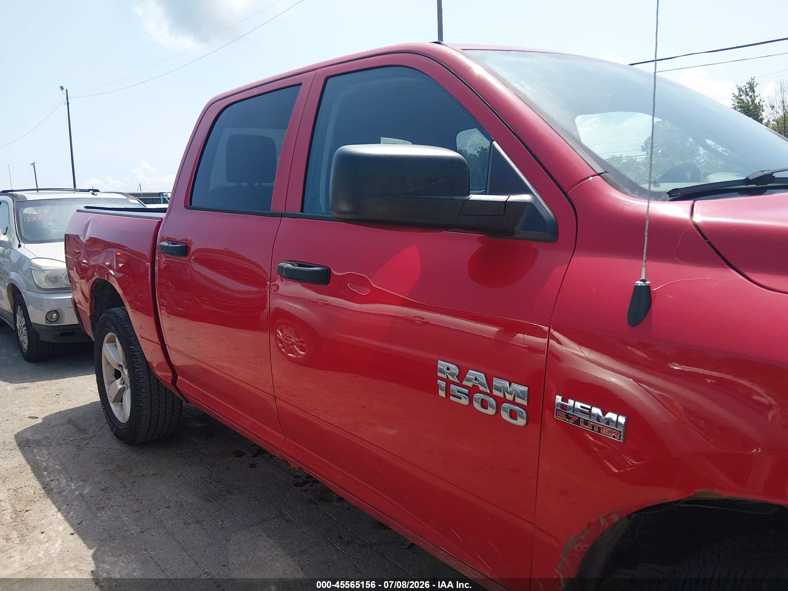 2014 Ram 1500 Express Red vin: 1C6RR7KT4ES142366
