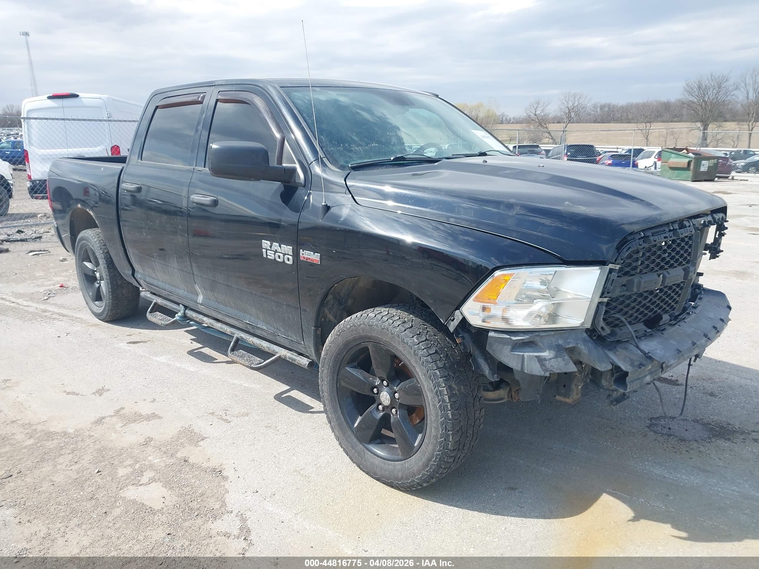 2014 Ram 1500 Express Black vin: 1C6RR7KT4ES248736