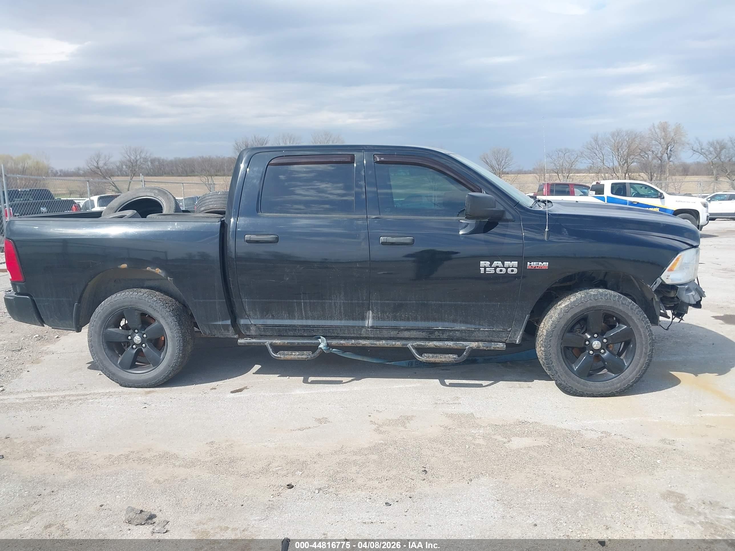 2014 Ram 1500 Express Black vin: 1C6RR7KT4ES248736