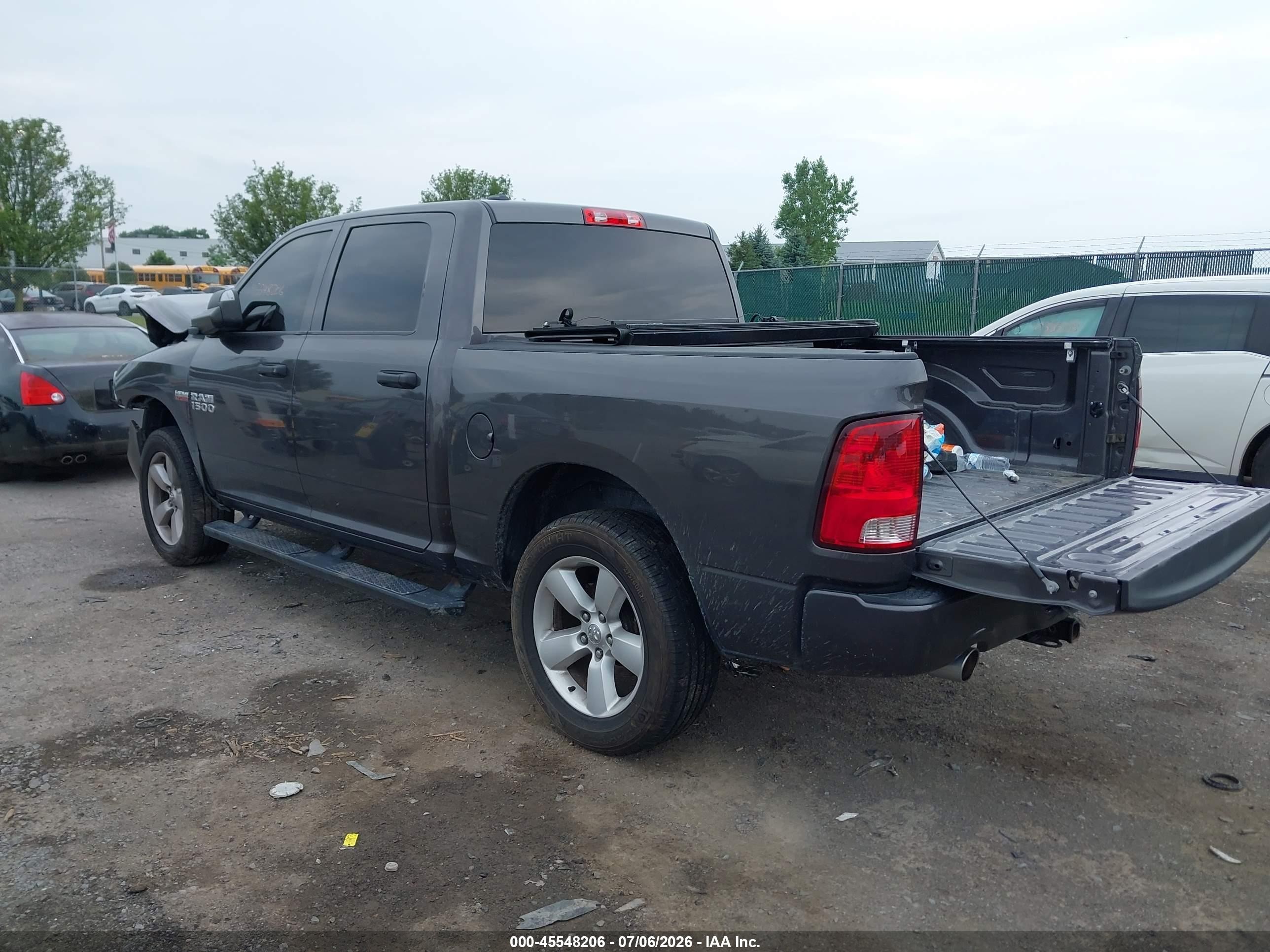 2014 Ram 1500 Express Gray vin: 1C6RR7KT4ES343670