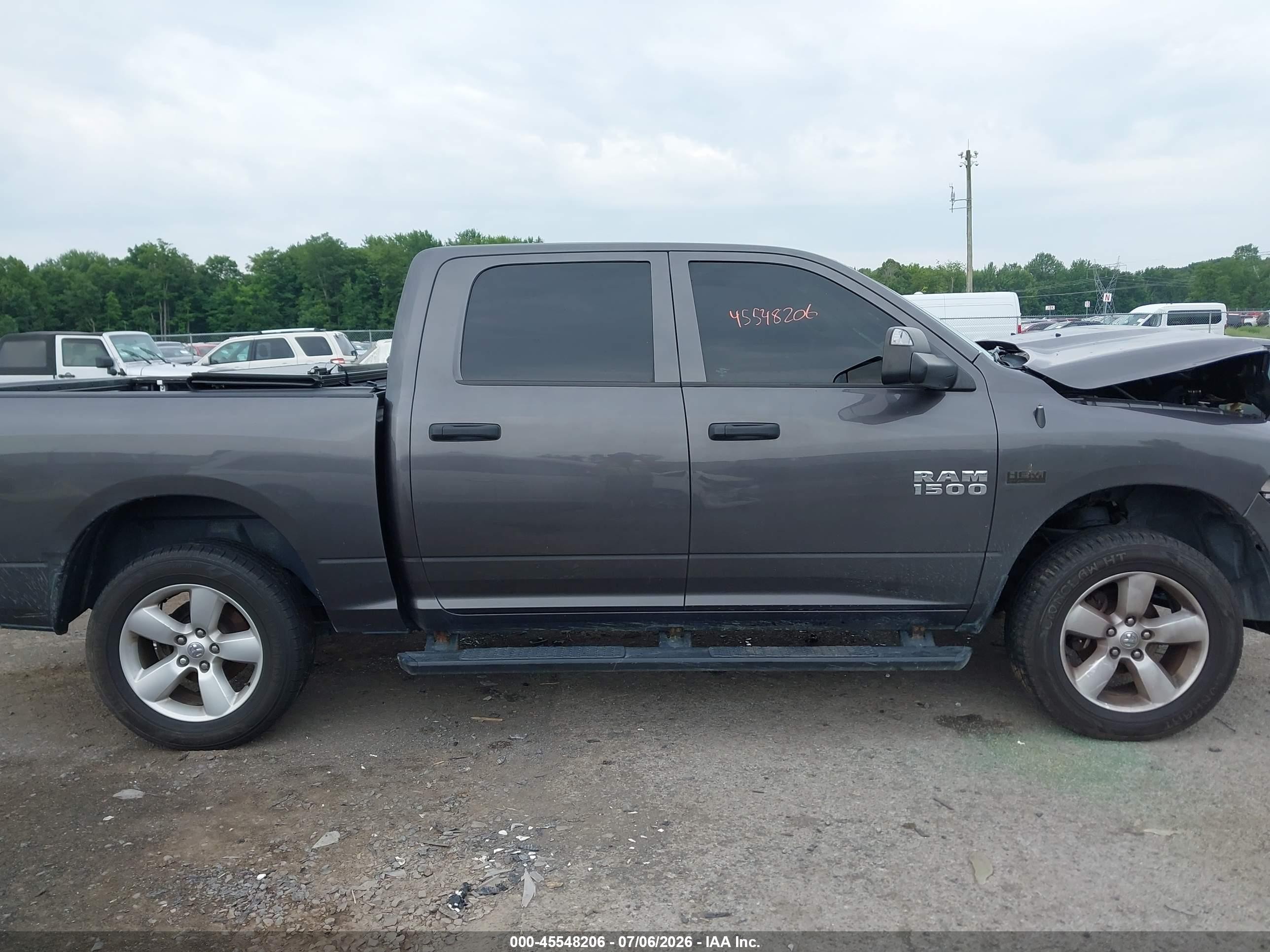 2014 Ram 1500 Express Gray vin: 1C6RR7KT4ES343670