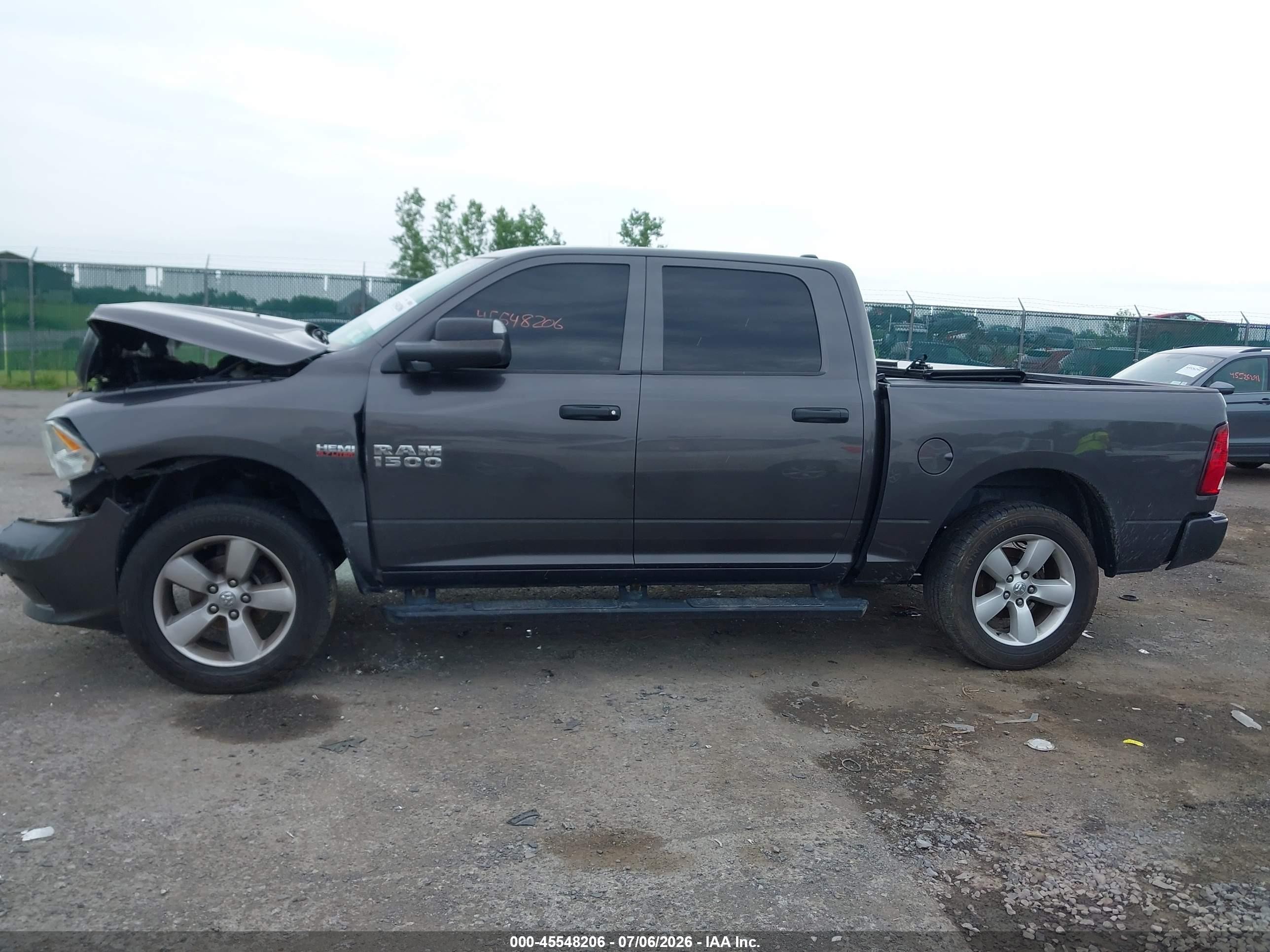 2014 Ram 1500 Express Gray vin: 1C6RR7KT4ES343670