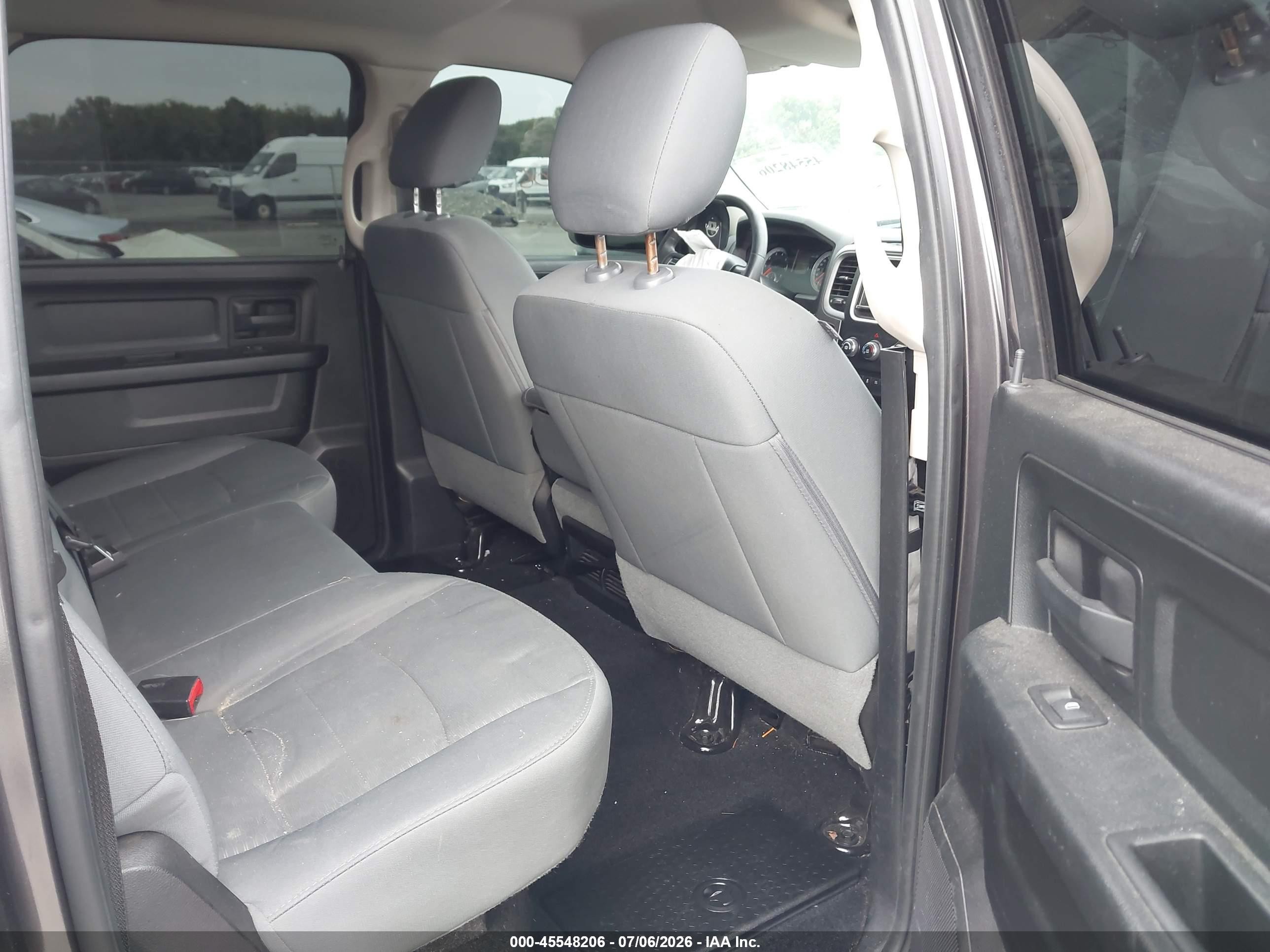 2014 Ram 1500 Express Gray vin: 1C6RR7KT4ES343670