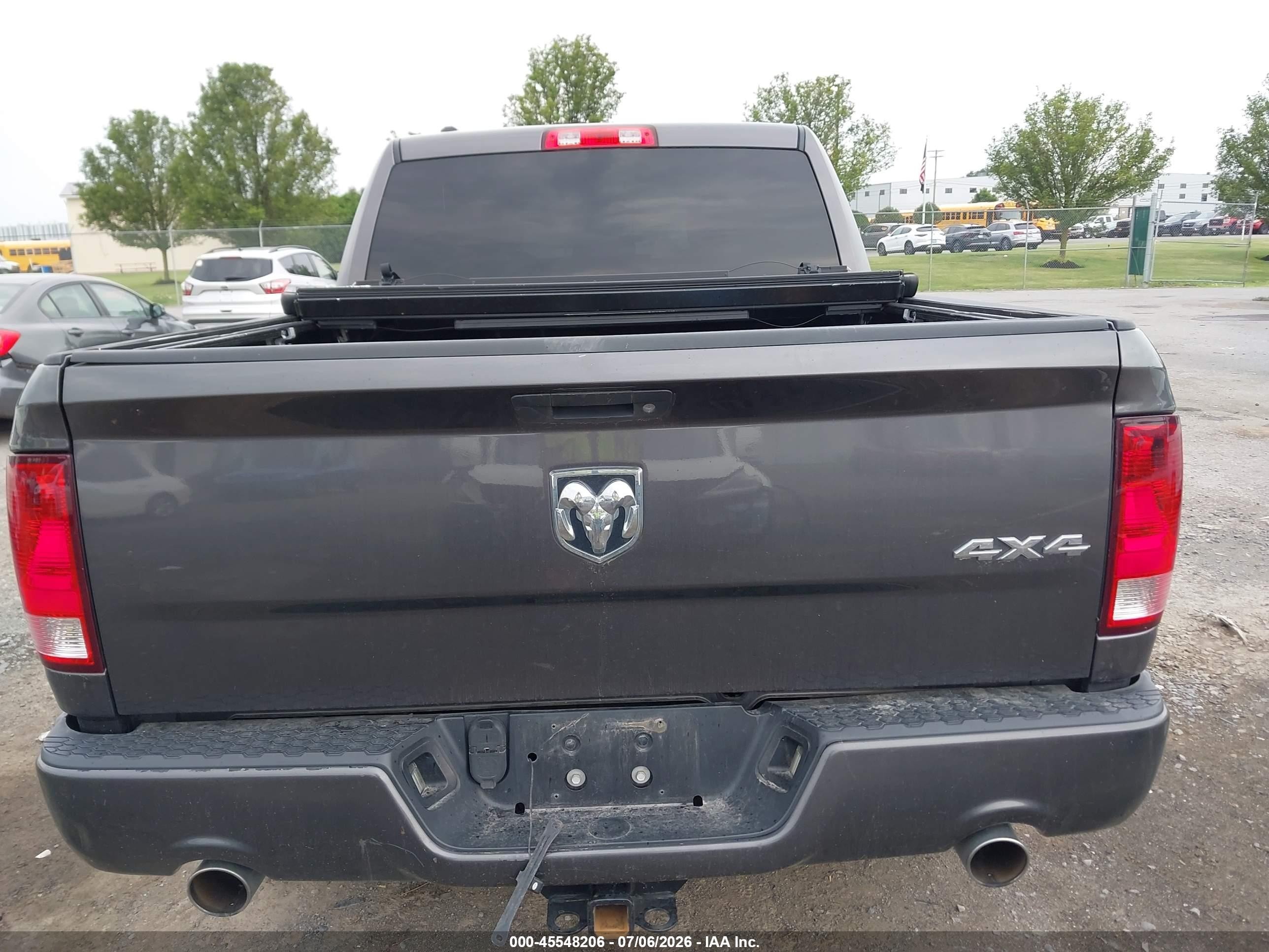 2014 Ram 1500 Express Gray vin: 1C6RR7KT4ES343670
