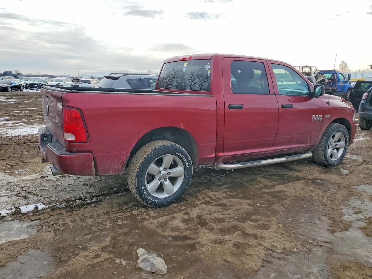 2014 Ram 1500 St Burgundy vin: 1C6RR7KT4ES451450