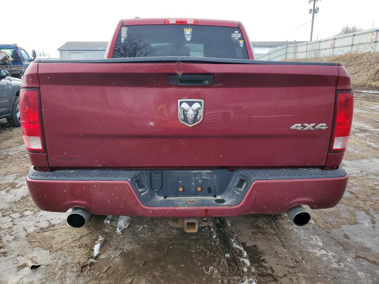 2014 Ram 1500 St Burgundy vin: 1C6RR7KT4ES451450