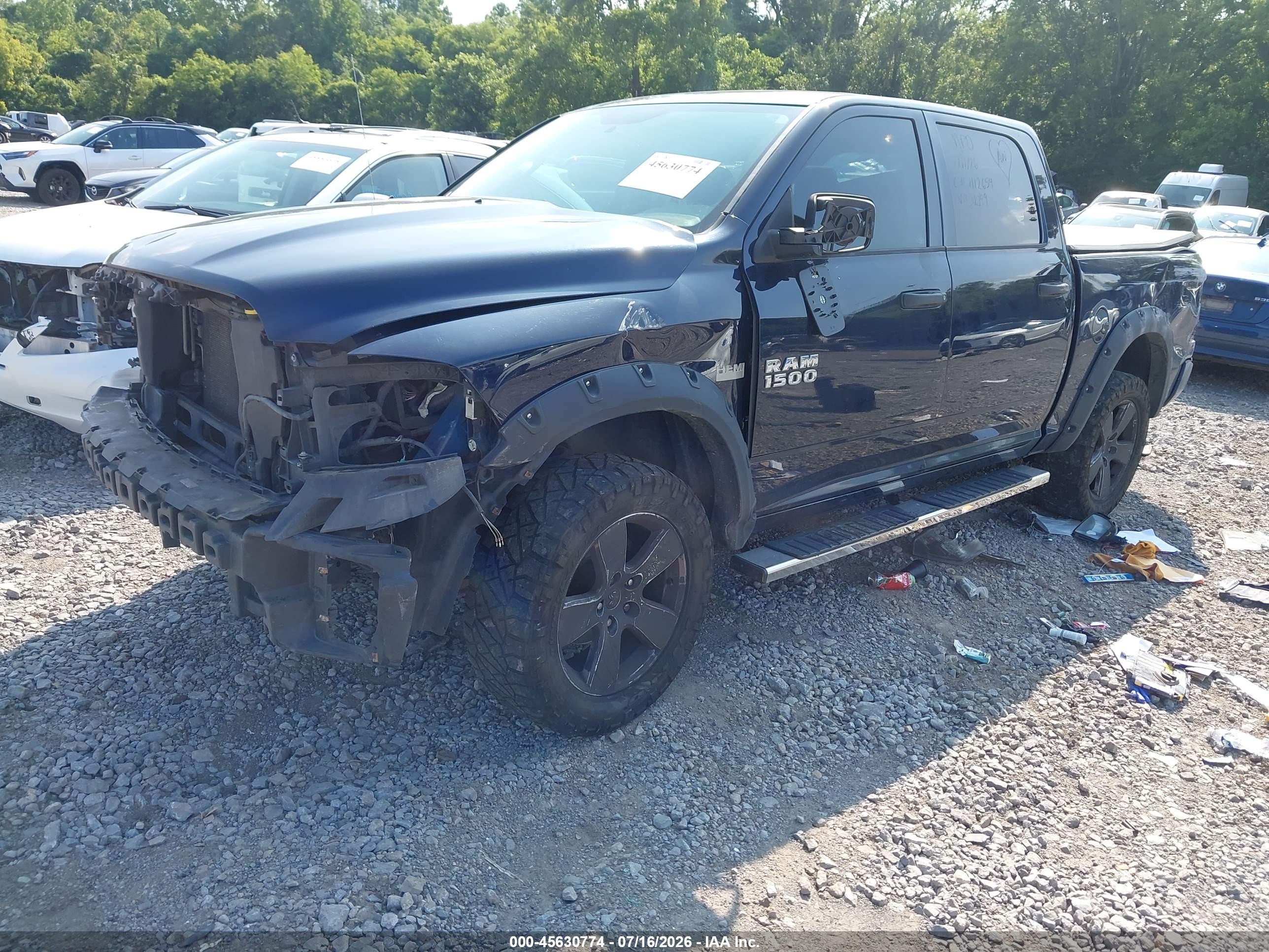 2013 Ram 1500 Express Black vin: 1C6RR7KT5DS632149