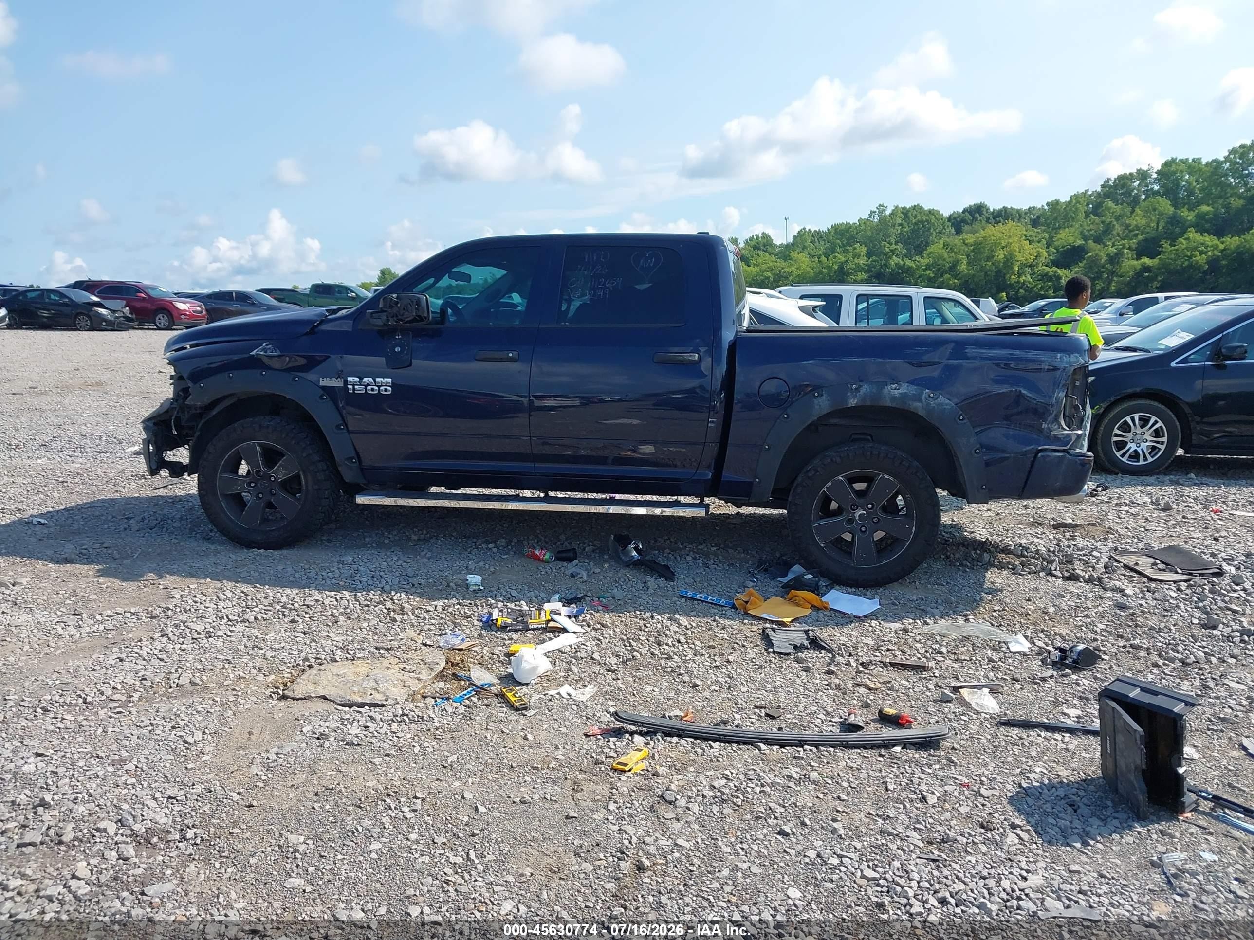 2013 Ram 1500 Express Black vin: 1C6RR7KT5DS632149