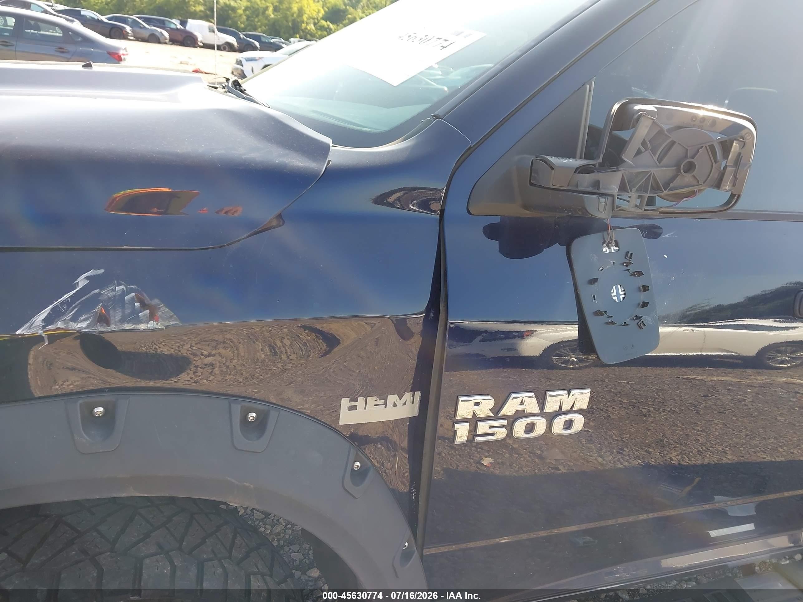 2013 Ram 1500 Express Black vin: 1C6RR7KT5DS632149