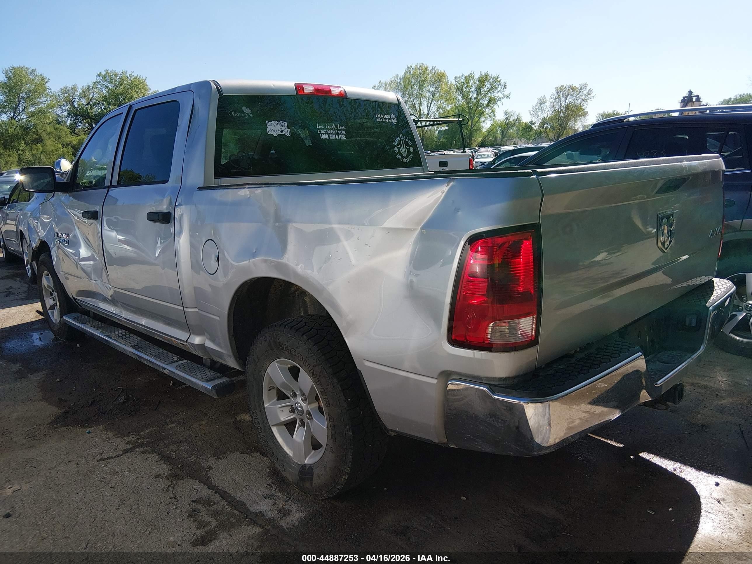 2013 Ram 1500 Tradesman Silver vin: 1C6RR7KT5DS653101