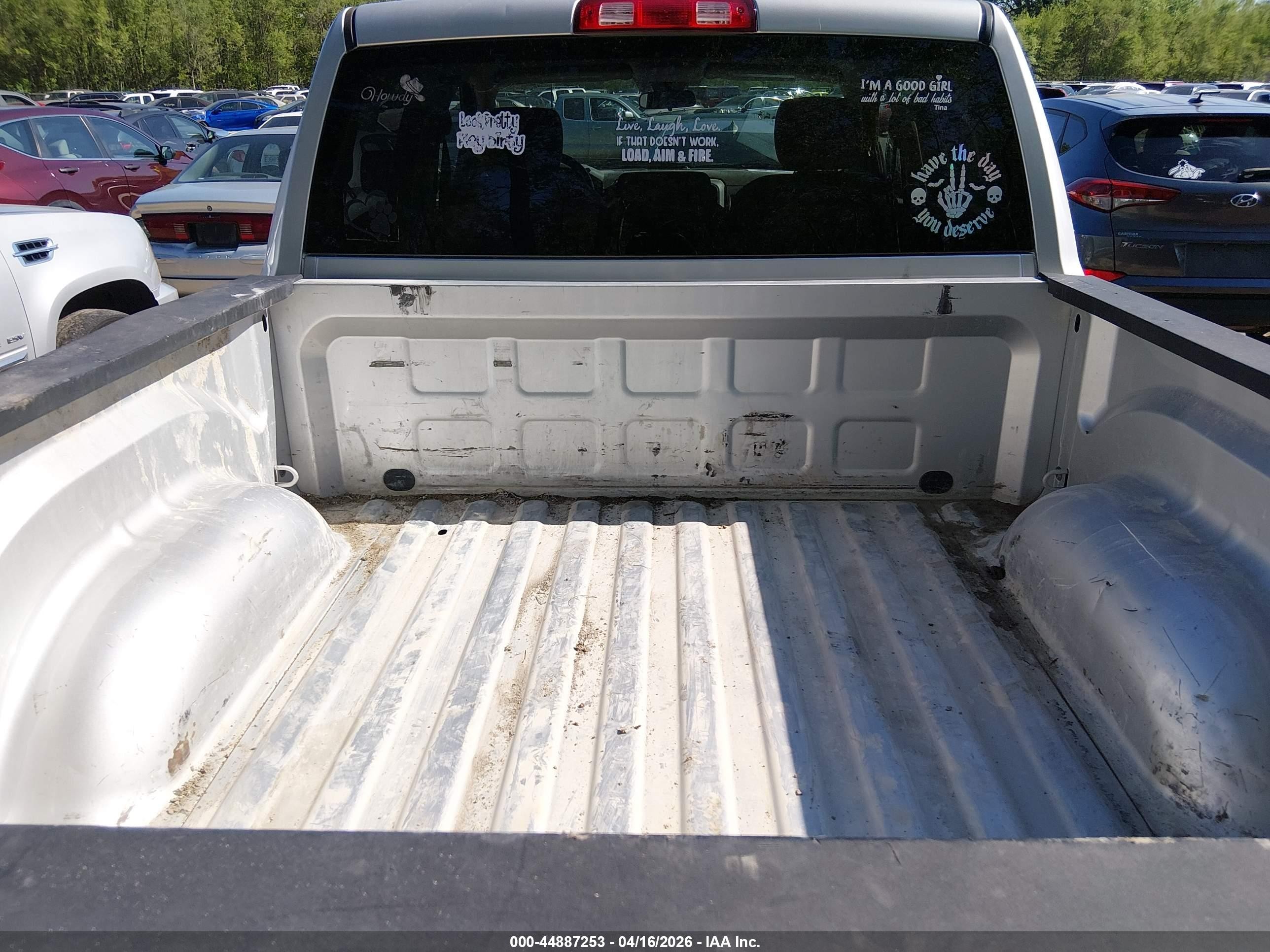 2013 Ram 1500 Tradesman Silver vin: 1C6RR7KT5DS653101