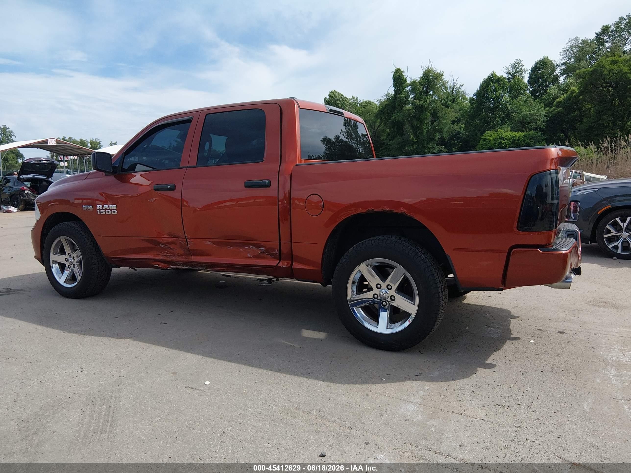 2013 Ram 1500 Express Red vin: 1C6RR7KT5DS698264