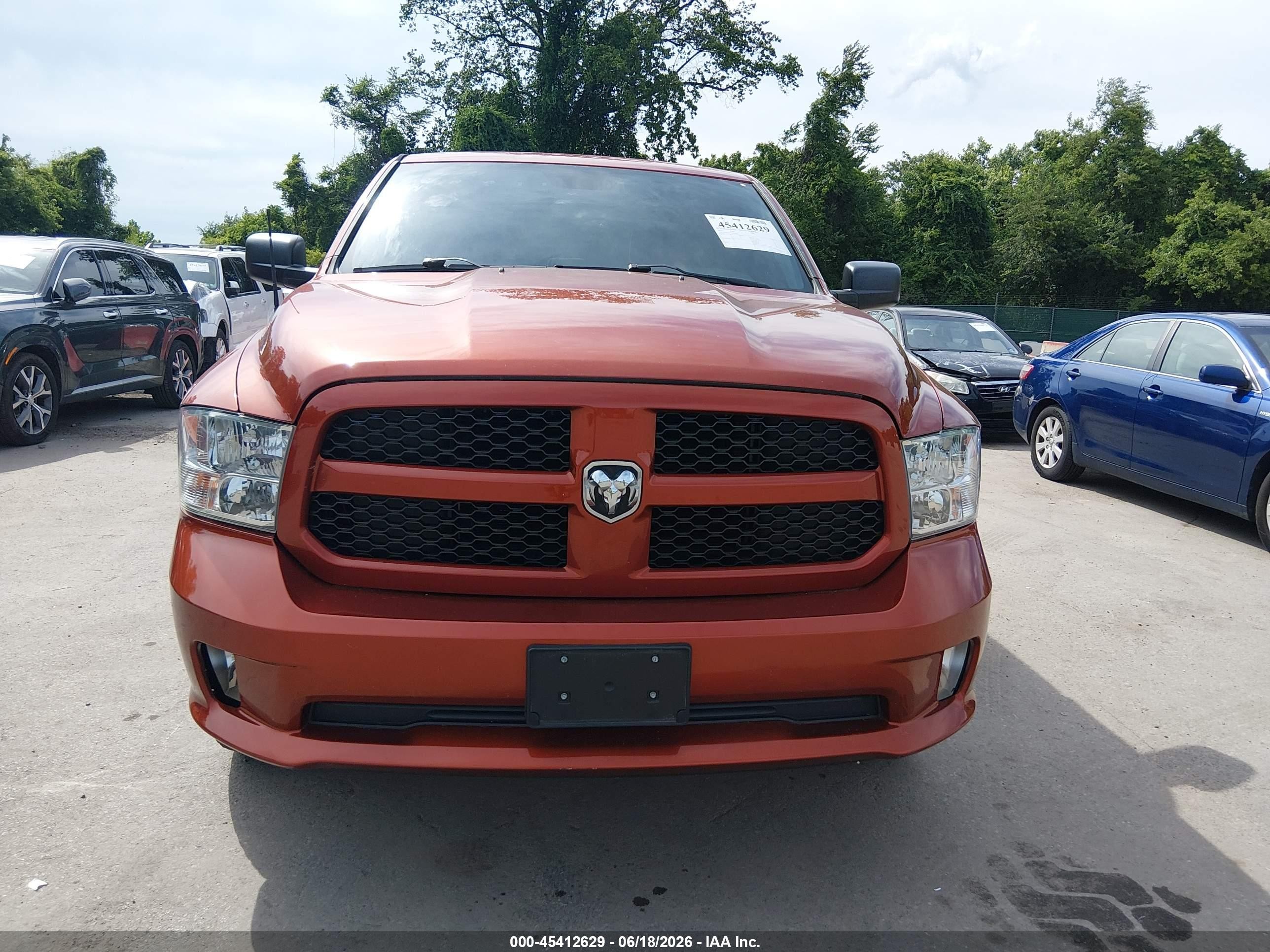 2013 Ram 1500 Express Red vin: 1C6RR7KT5DS698264