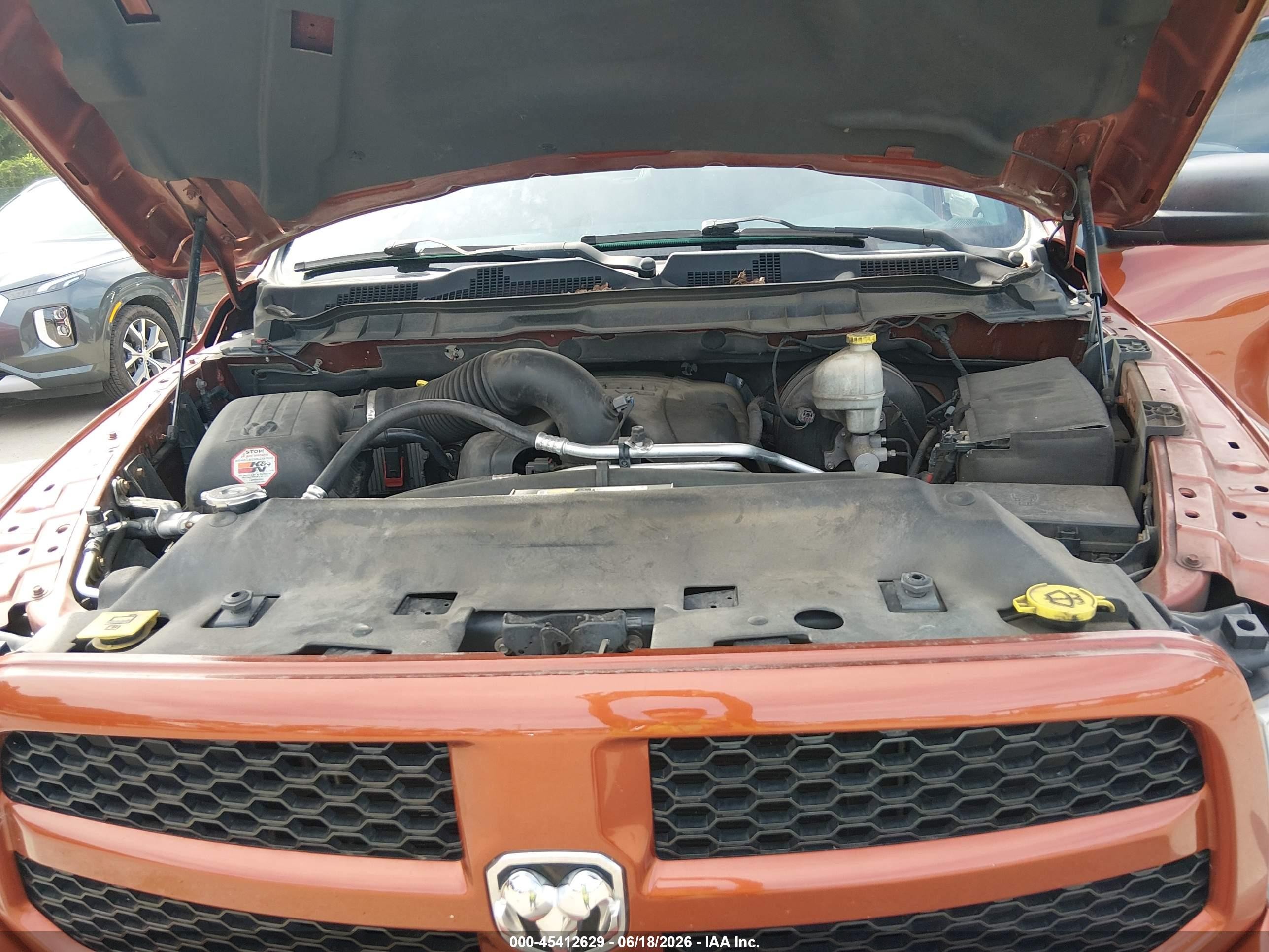 2013 Ram 1500 Express Red vin: 1C6RR7KT5DS698264
